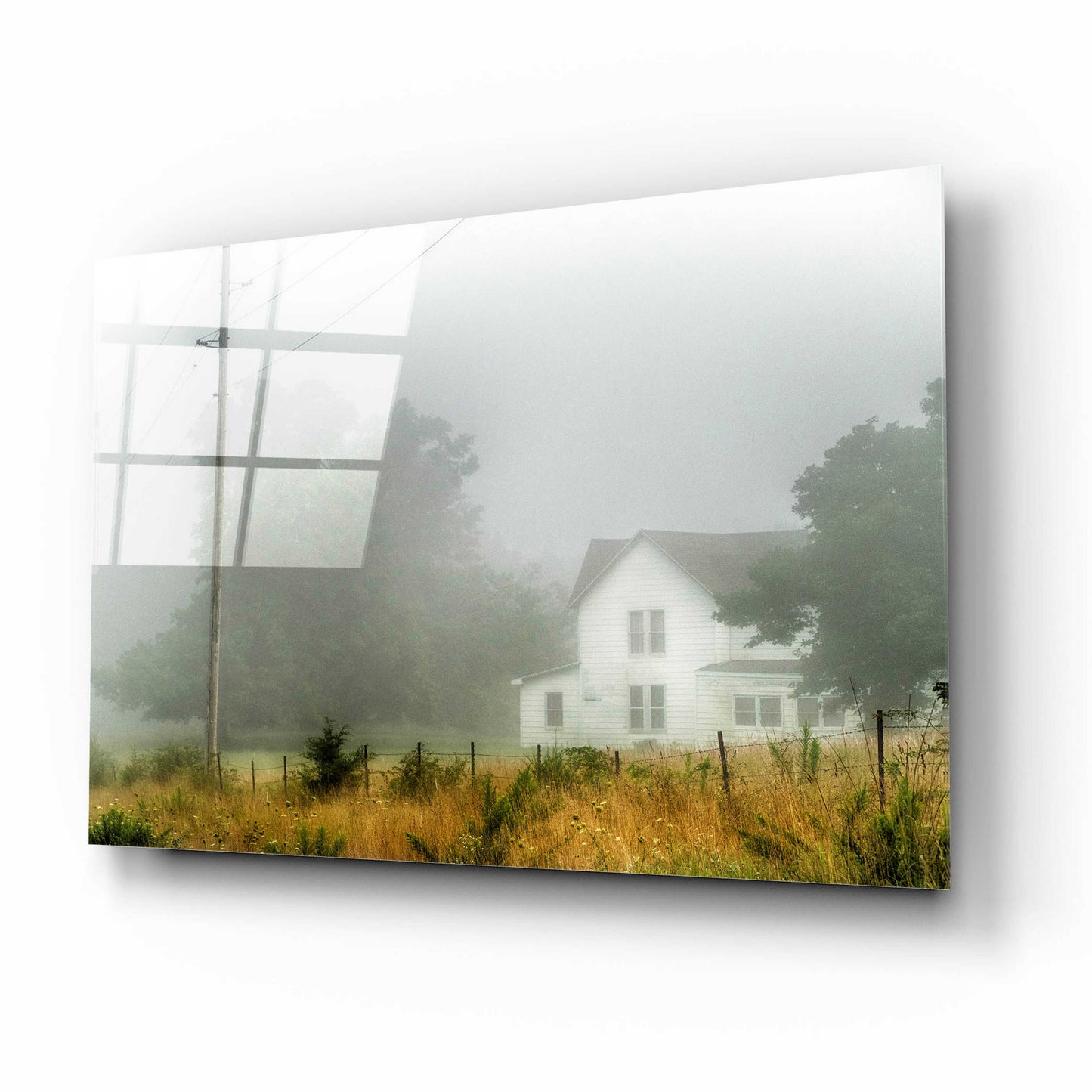 Epic Art 'Fog House' by David Hammond, Acrylic Glass Wall Art,16x12