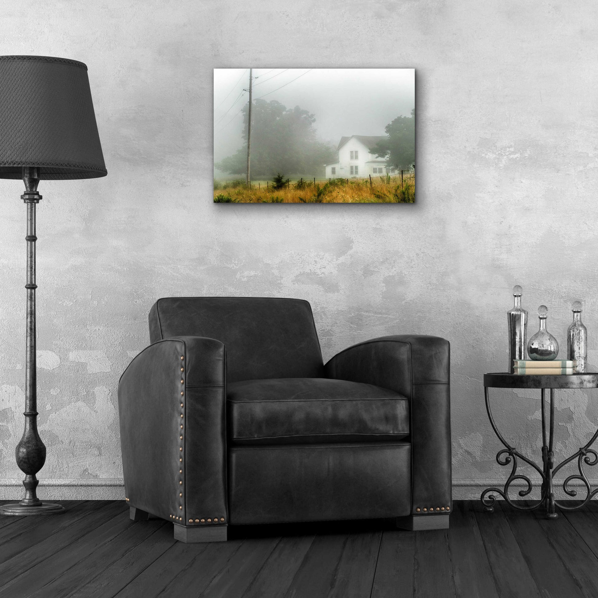 Epic Art 'Fog House' by David Hammond, Acrylic Glass Wall Art,24x16