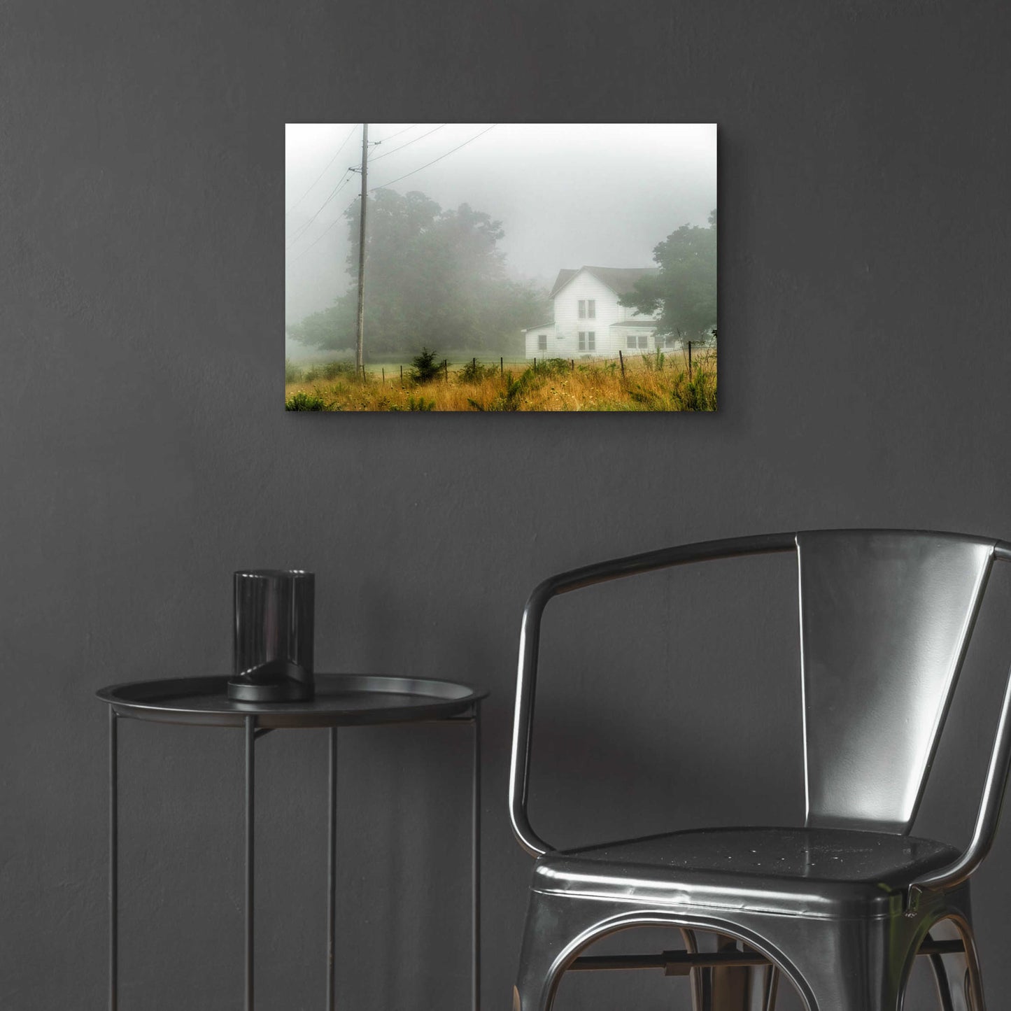 Epic Art 'Fog House' by David Hammond, Acrylic Glass Wall Art,24x16