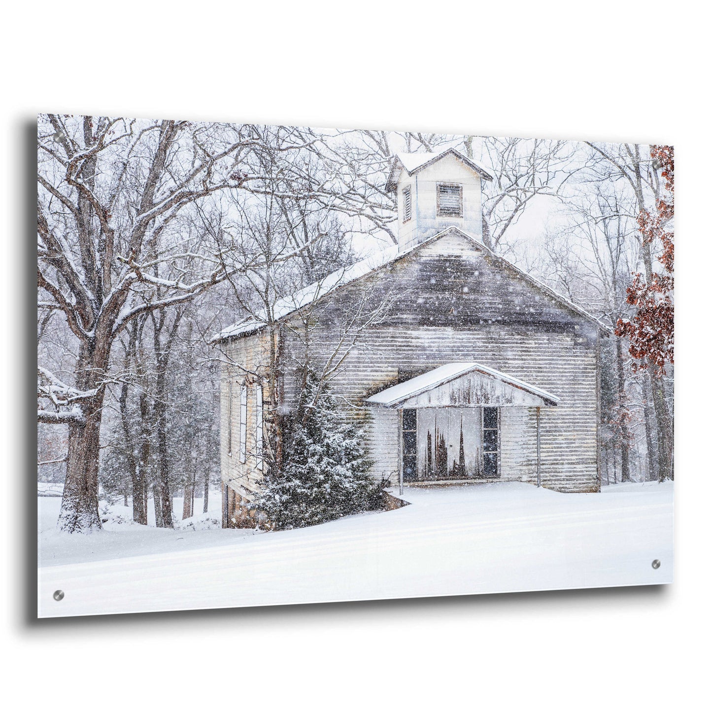 Epic Art 'Vintage Church' by David Hammond, Acrylic Glass Wall Art,36x24