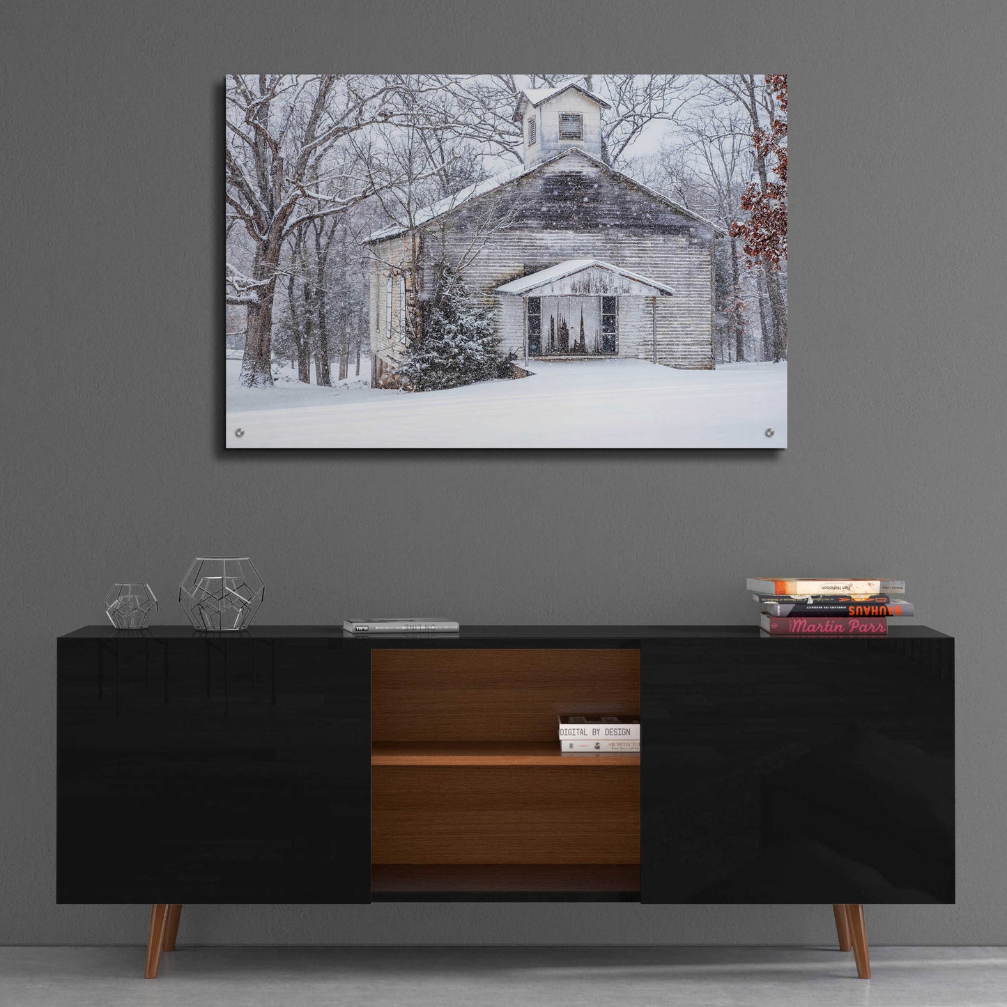 Epic Art 'Vintage Church' by David Hammond, Acrylic Glass Wall Art,36x24