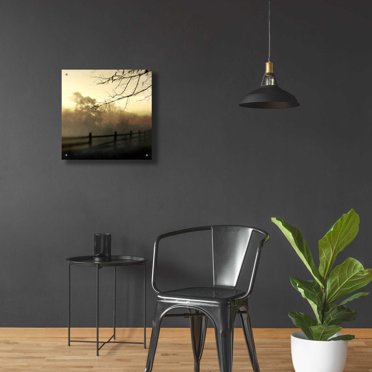 Epic Art 'At Dawn' by Dawn D Hanna, Acrylic Glass Wall Art,24x24