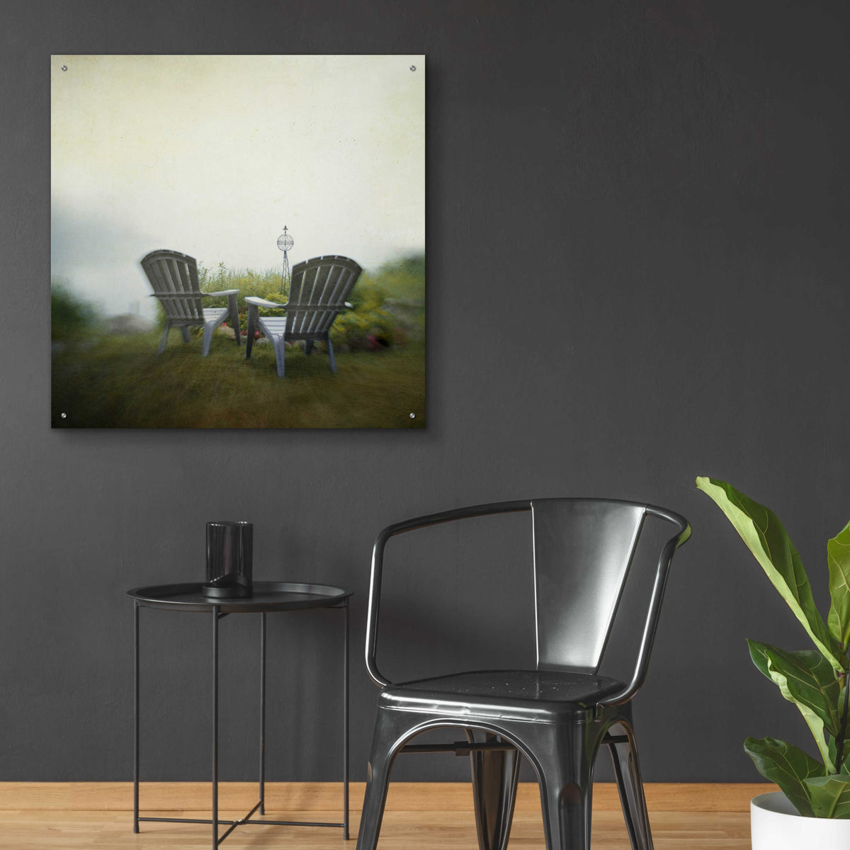 Epic Art 'Being Present in the Moment' by Dawn D Hanna, Acrylic Glass Wall Art,36x36