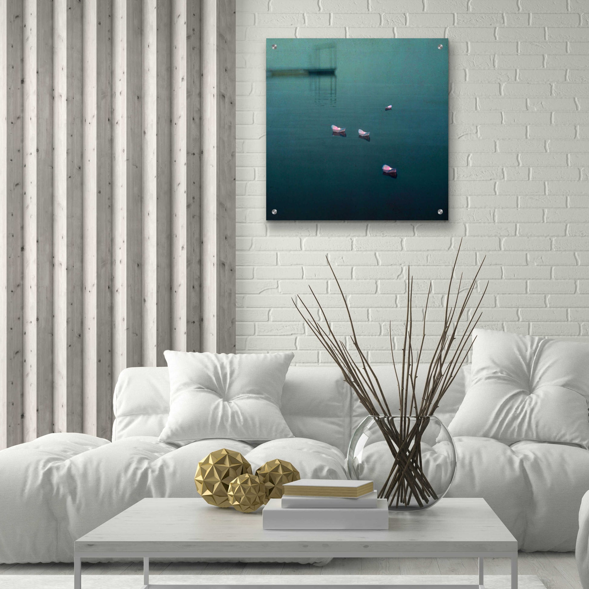 Epic Art 'Floating Hope' by Dawn D Hanna, Acrylic Glass Wall Art,24x24