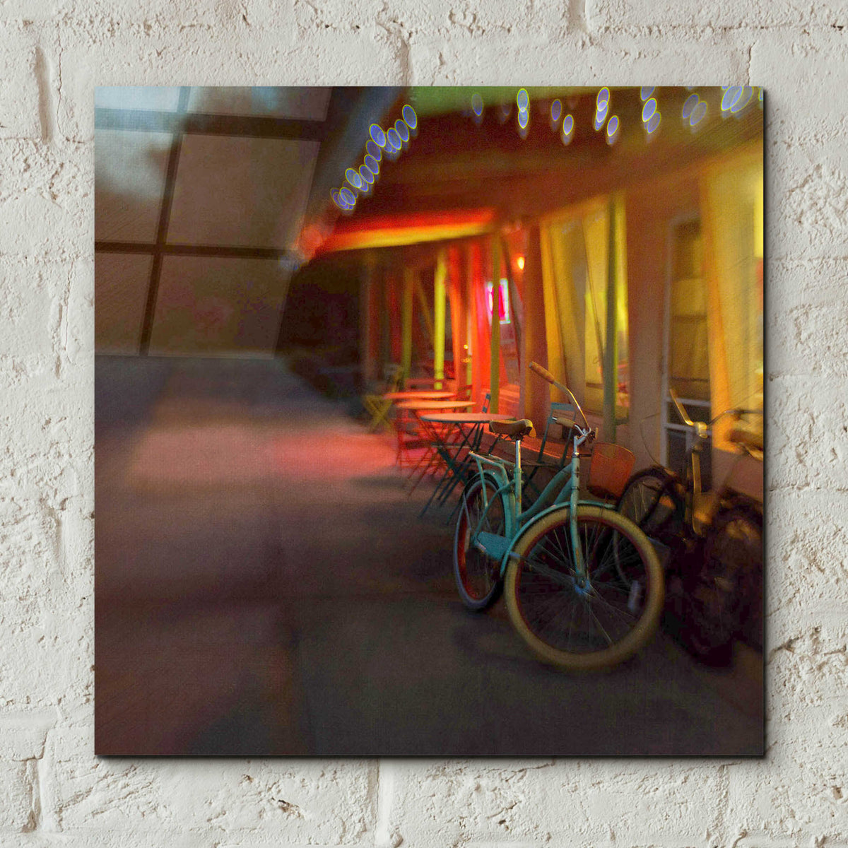 Epic Art 'Jennifer’s Bike' by Dawn D Hanna, Acrylic Glass Wall Art,12x12