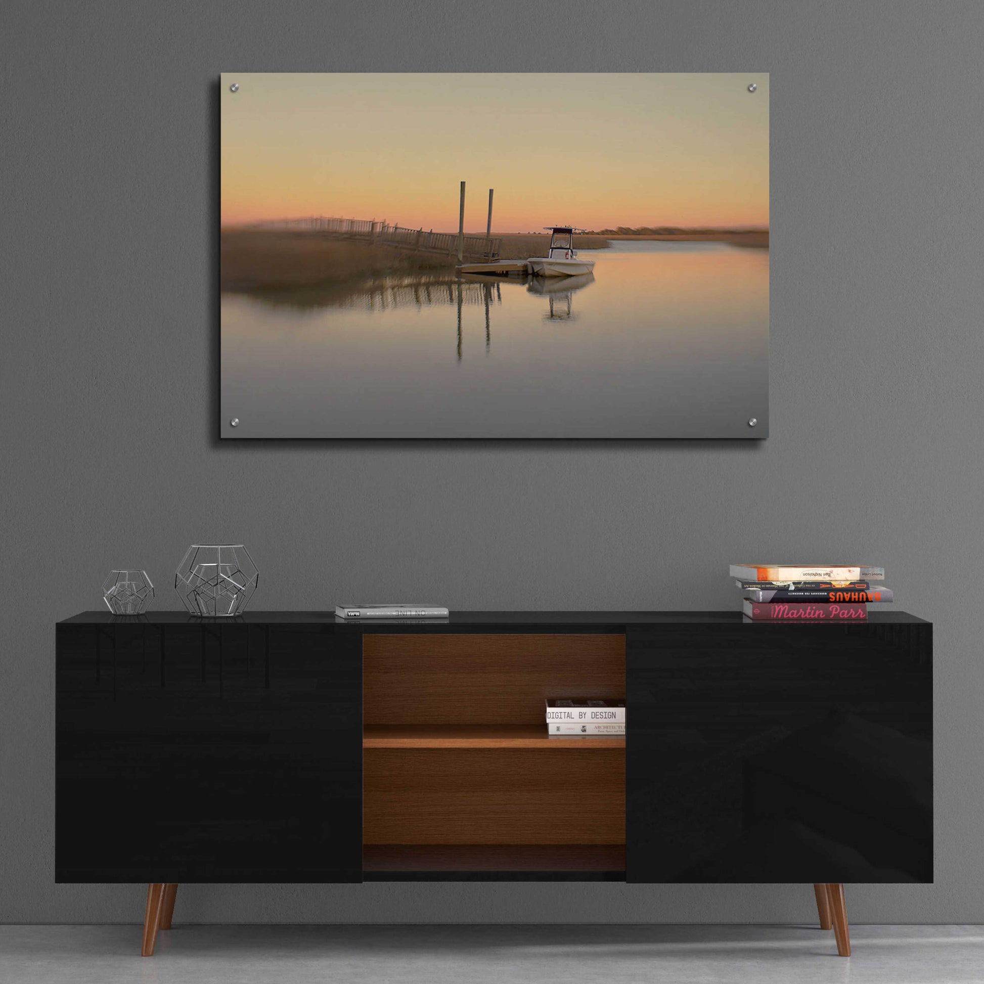 Epic Art 'Murrells Inlet' by Dawn D Hanna, Acrylic Glass Wall Art,36x24