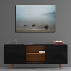 Epic Art 'Three Rocks' by Dawn D Hanna, Acrylic Glass Wall Art,36x24
