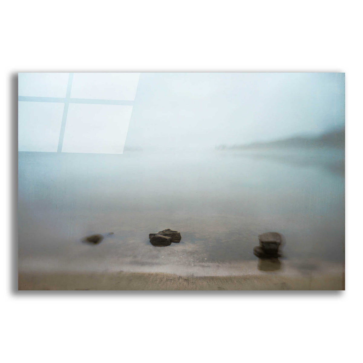 Epic Art 'Three Rocks' by Dawn D Hanna, Acrylic Glass Wall Art