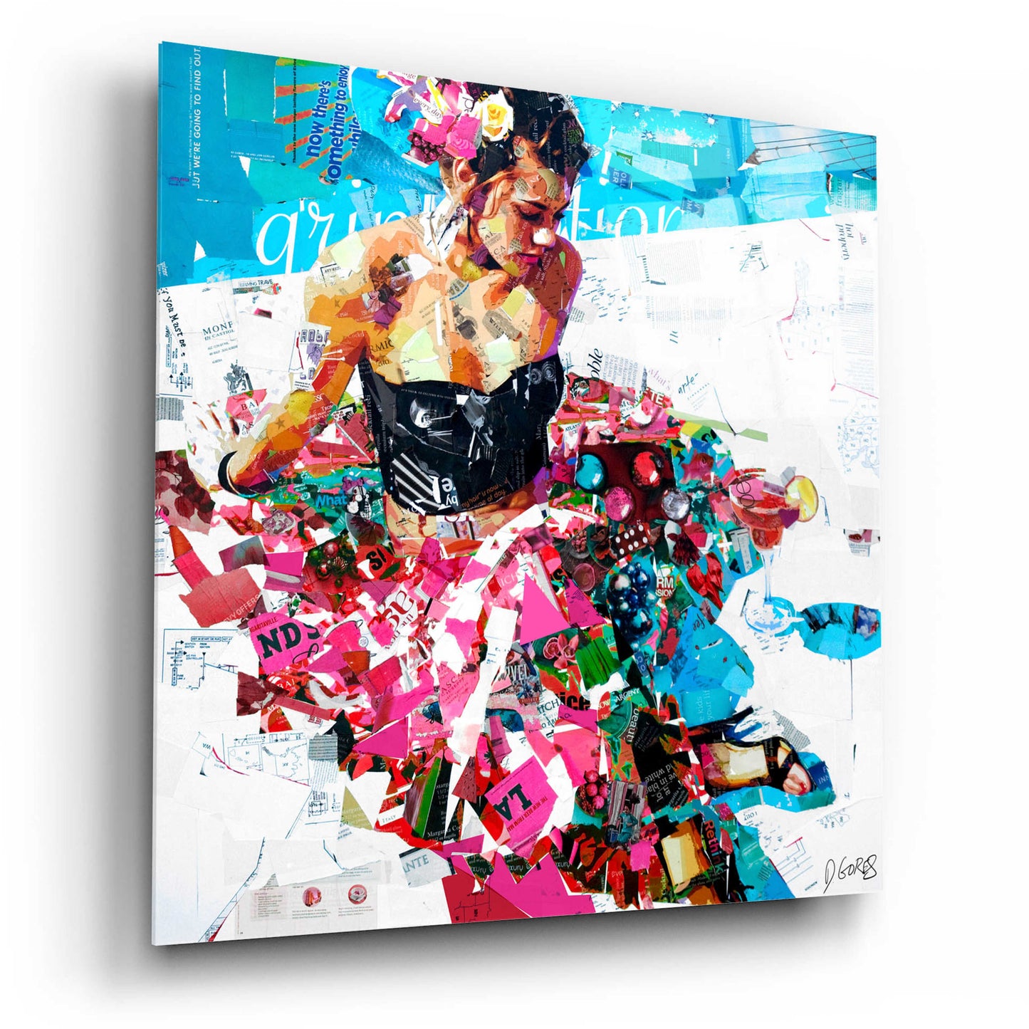 Epic Art 'All Summer Long' by Derek Gores, Acrylic Glass Wall Art,12x12