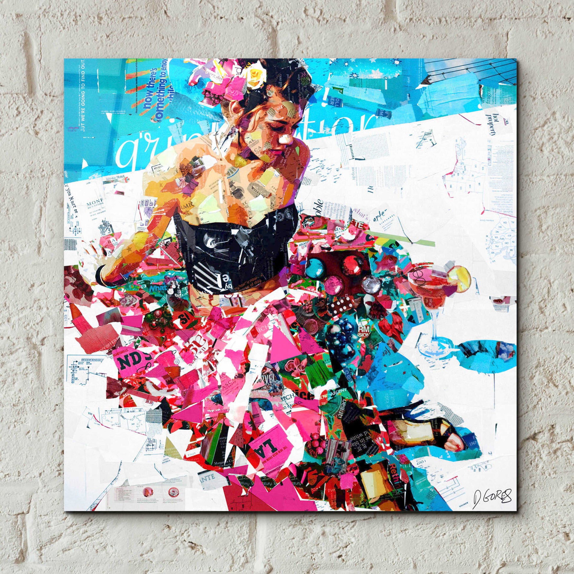 Epic Art 'All Summer Long' by Derek Gores, Acrylic Glass Wall Art,12x12