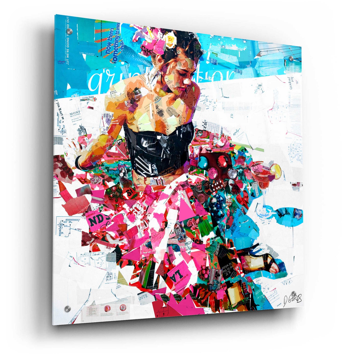 Epic Art 'All Summer Long' by Derek Gores, Acrylic Glass Wall Art,24x24