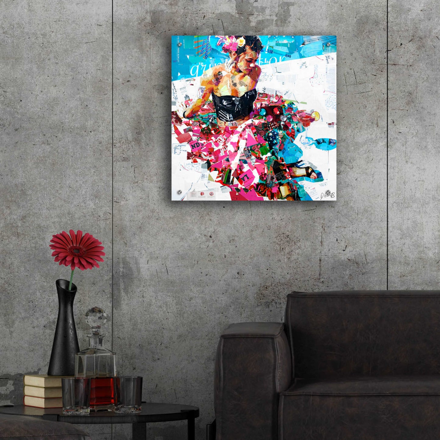 Epic Art 'All Summer Long' by Derek Gores, Acrylic Glass Wall Art,24x24