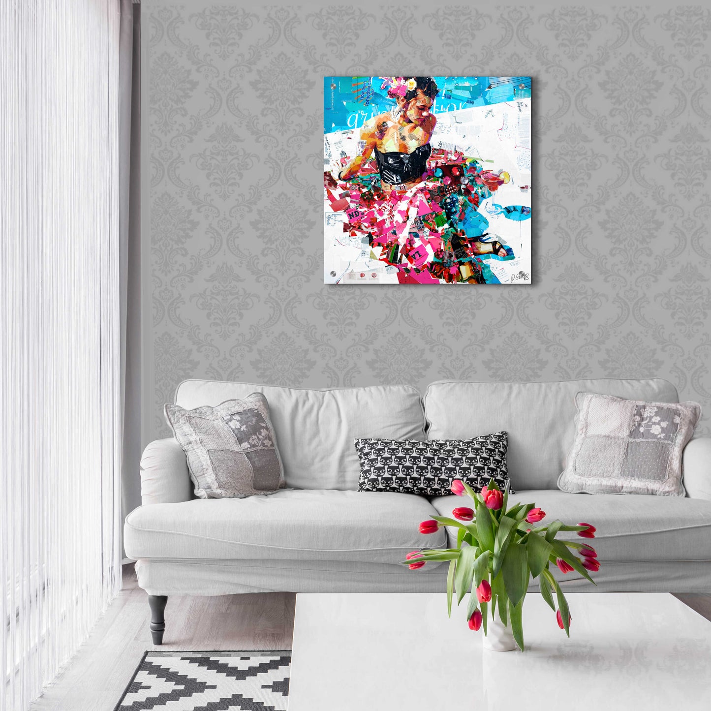 Epic Art 'All Summer Long' by Derek Gores, Acrylic Glass Wall Art,24x24