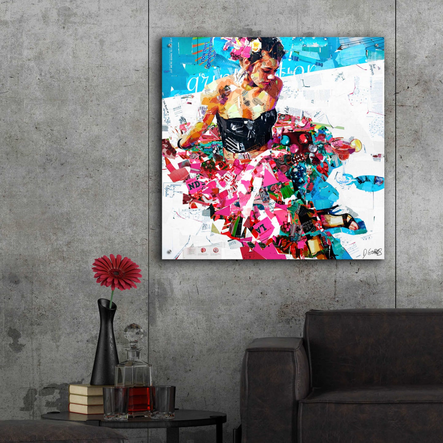 Epic Art 'All Summer Long' by Derek Gores, Acrylic Glass Wall Art,36x36