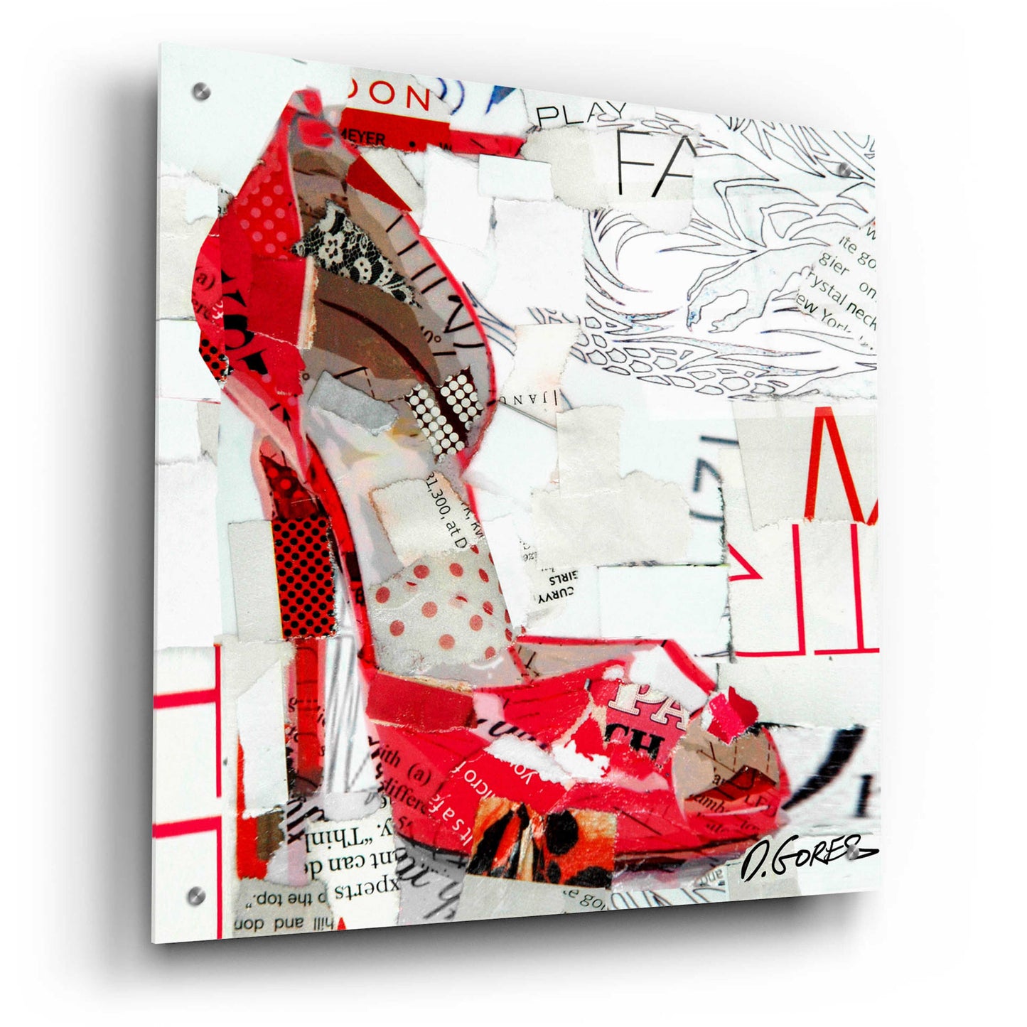 Epic Art 'Don’t Play Fair' by Derek Gores, Acrylic Glass Wall Art,24x24