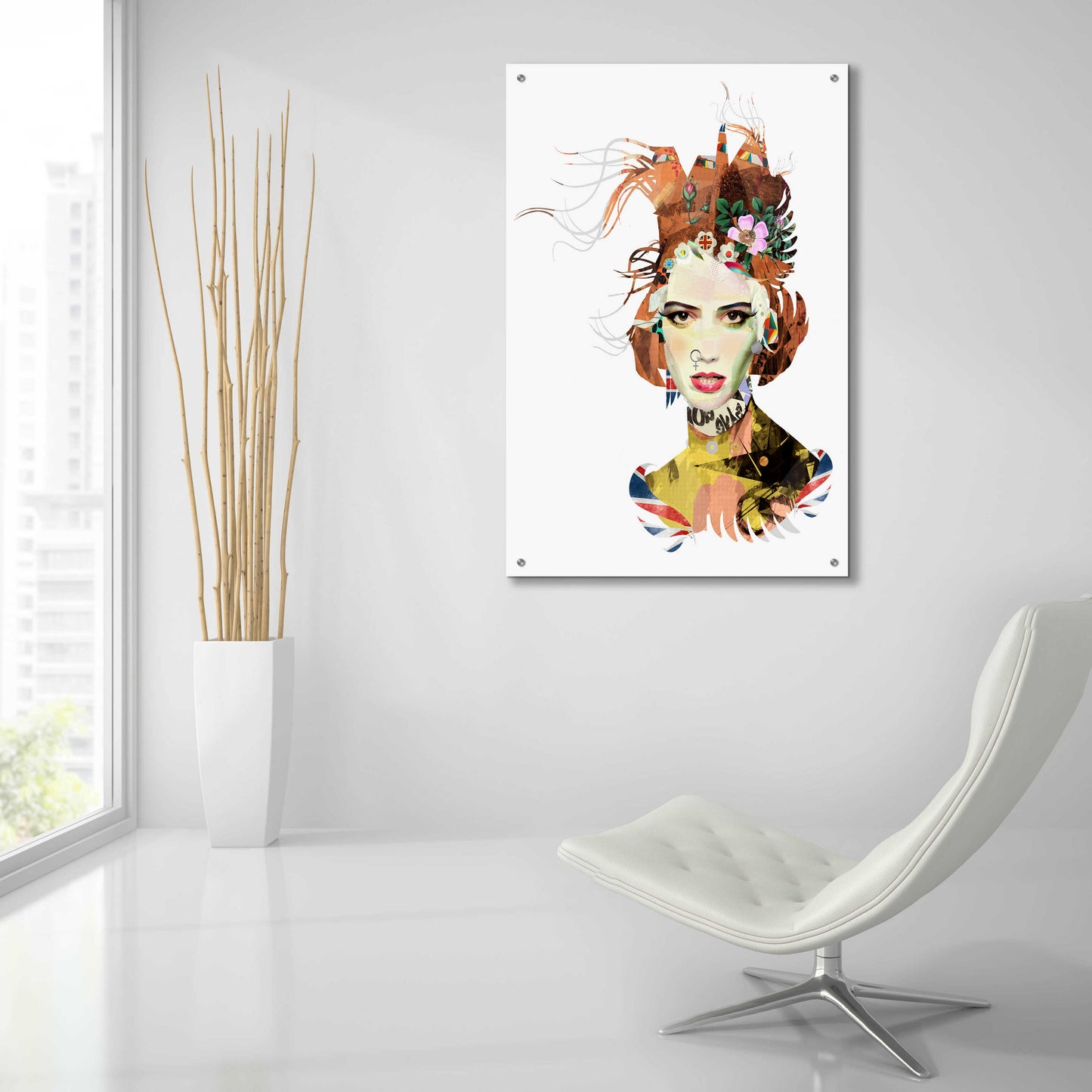 Epic Art 'The Queen' by Giulio Lurissevich, Acrylic Glass Wall Art,24x36