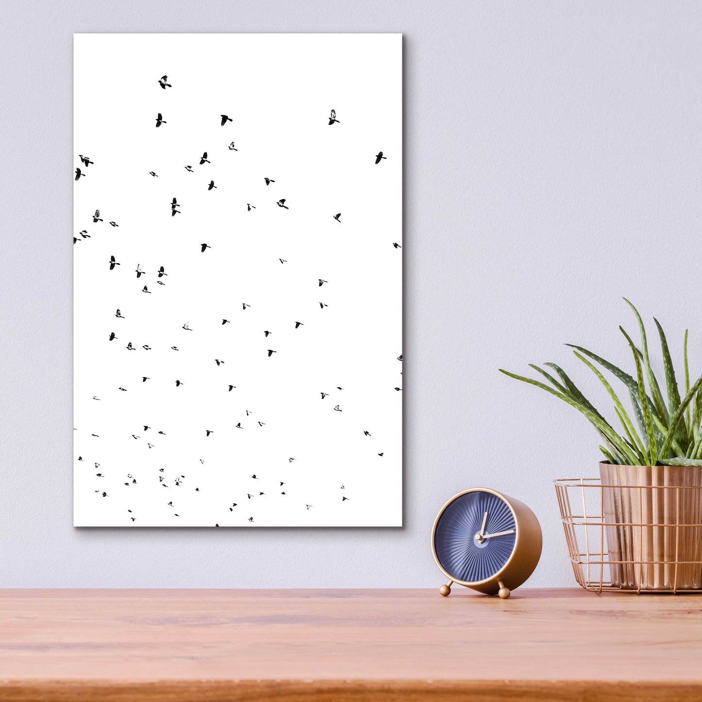 Epic Art 'Bird Constellation' by Epic Portfolio, Acrylic Glass Wall Art,12x16