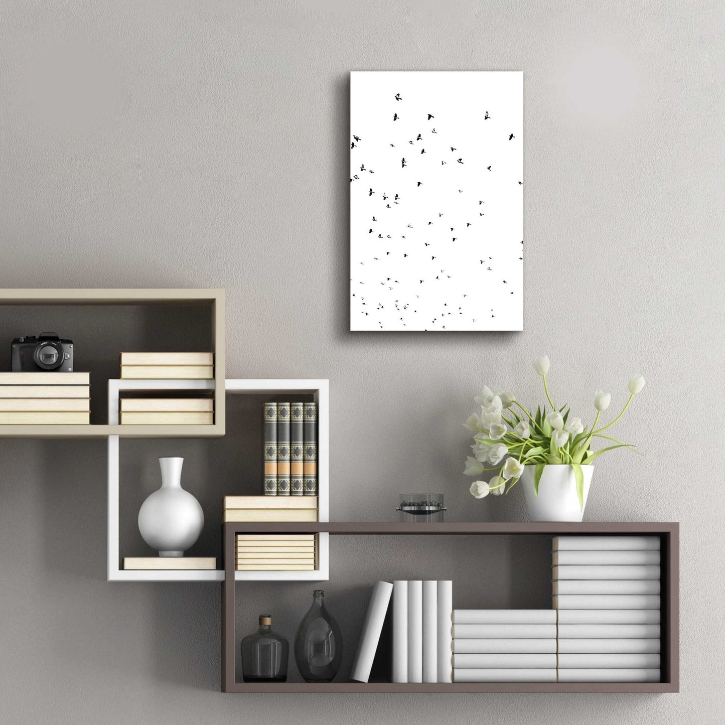 Epic Art 'Bird Constellation' by Epic Portfolio, Acrylic Glass Wall Art,16x24