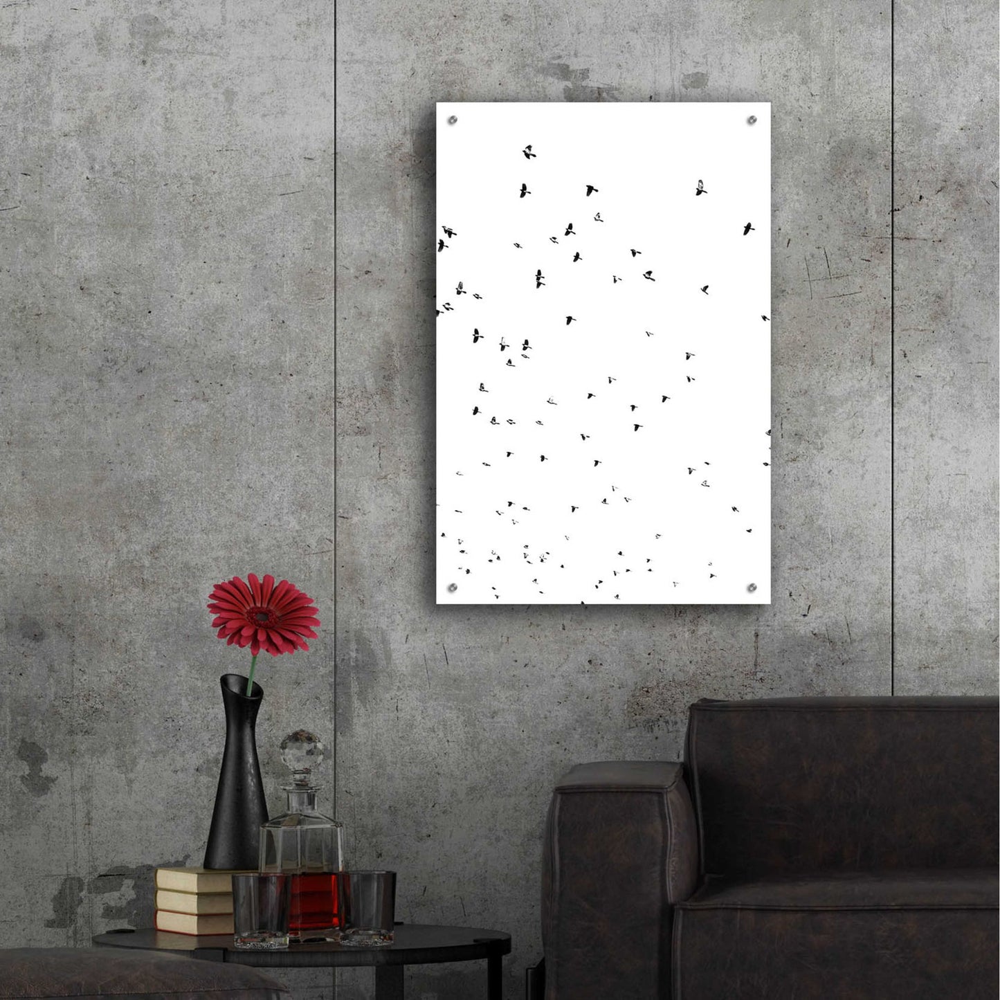 Epic Art 'Bird Constellation' by Epic Portfolio, Acrylic Glass Wall Art,24x36