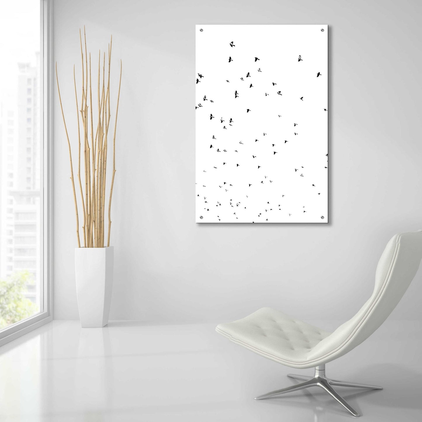 Epic Art 'Bird Constellation' by Epic Portfolio, Acrylic Glass Wall Art,24x36