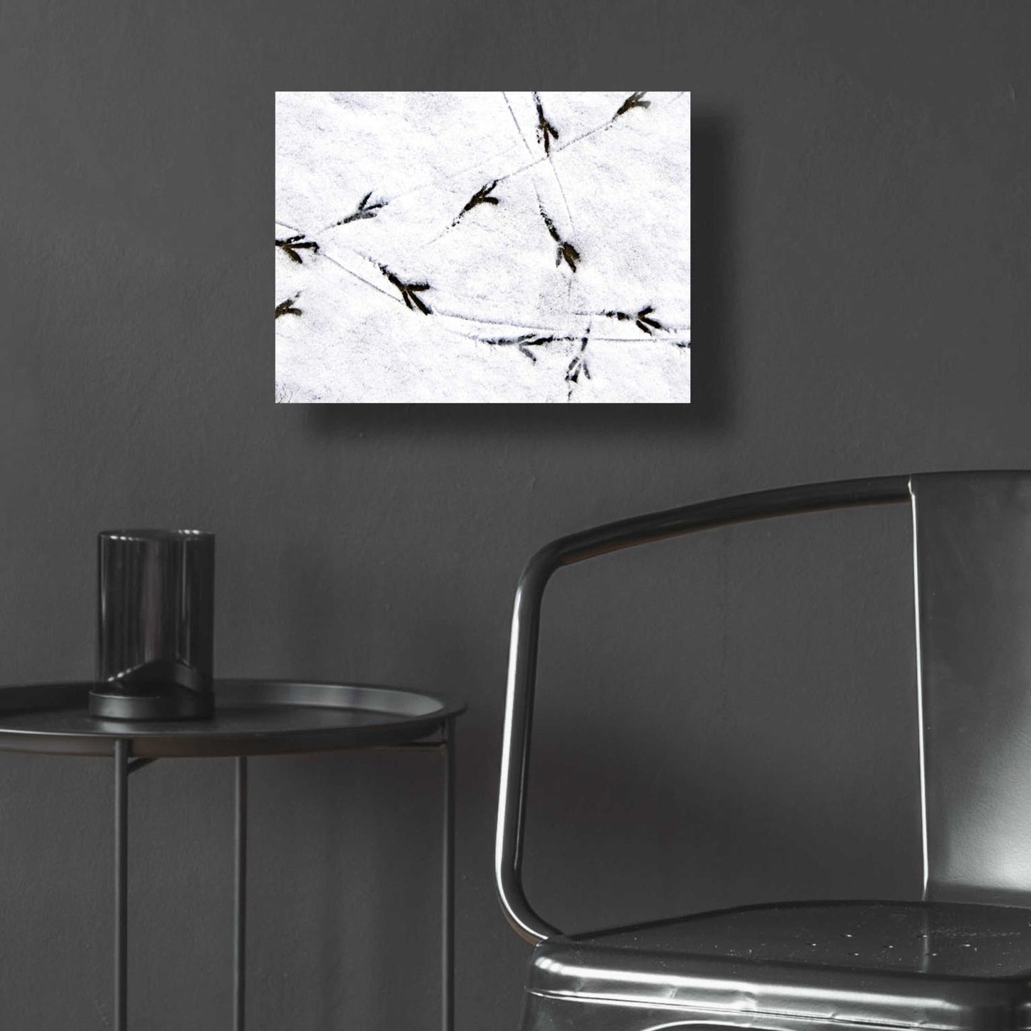 Epic Art 'Bird's footprints' by Epic Portfolio, Acrylic Glass Wall Art,16x12