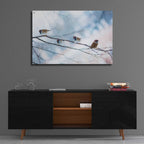 Epic Art 'Bird Feeders Treehouse' by Epic Portfolio, Acrylic Glass Wall Art,36x24