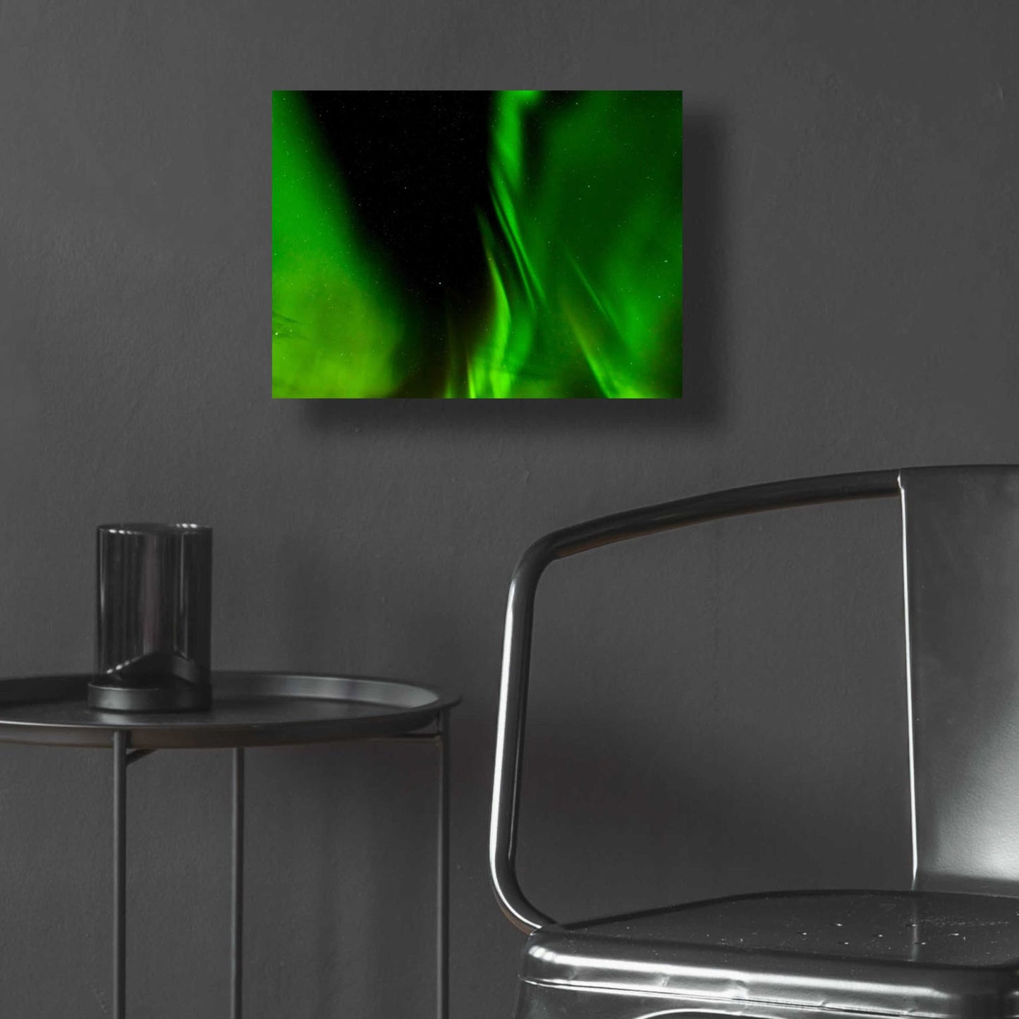 Epic Art 'A Beautiful Green Aurora Borealis' by Epic Portfolio, Acrylic Glass Wall Art,16x12