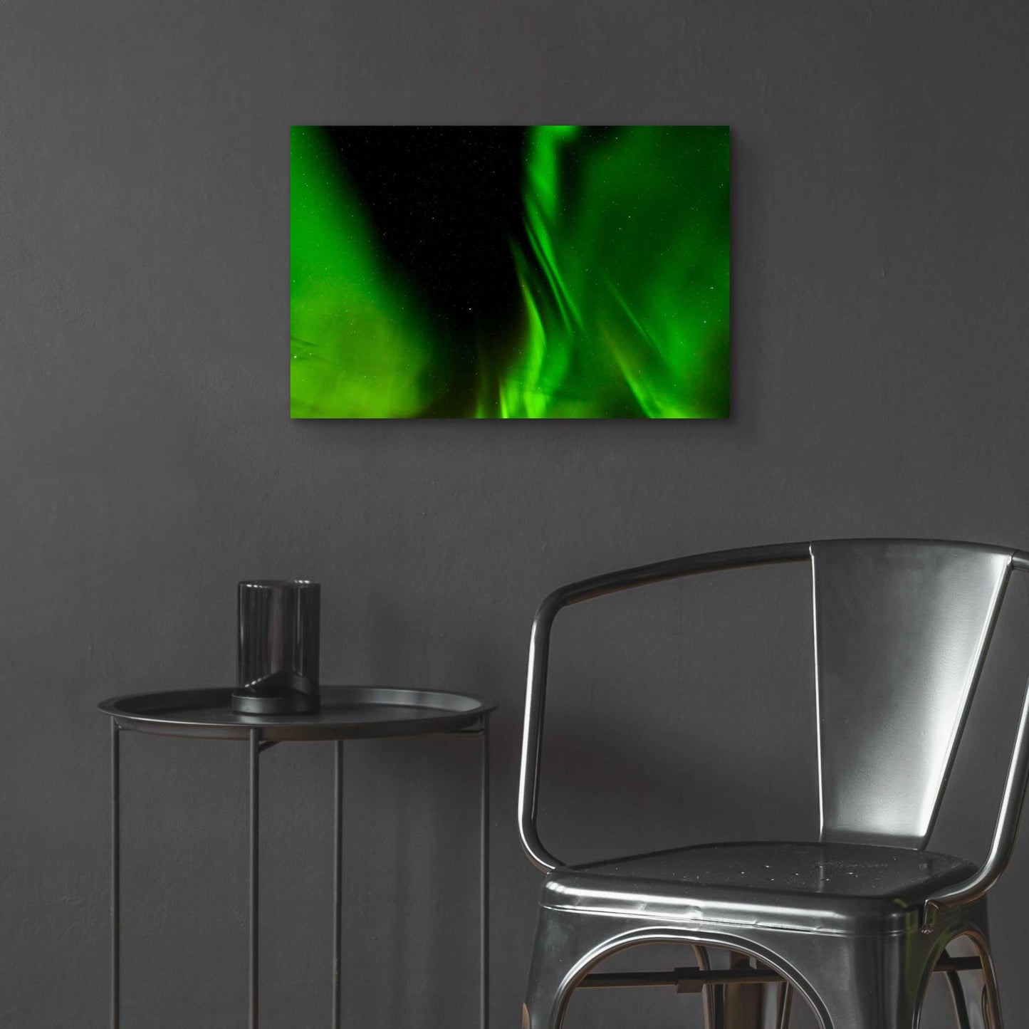 Epic Art 'A Beautiful Green Aurora Borealis' by Epic Portfolio, Acrylic Glass Wall Art,24x16