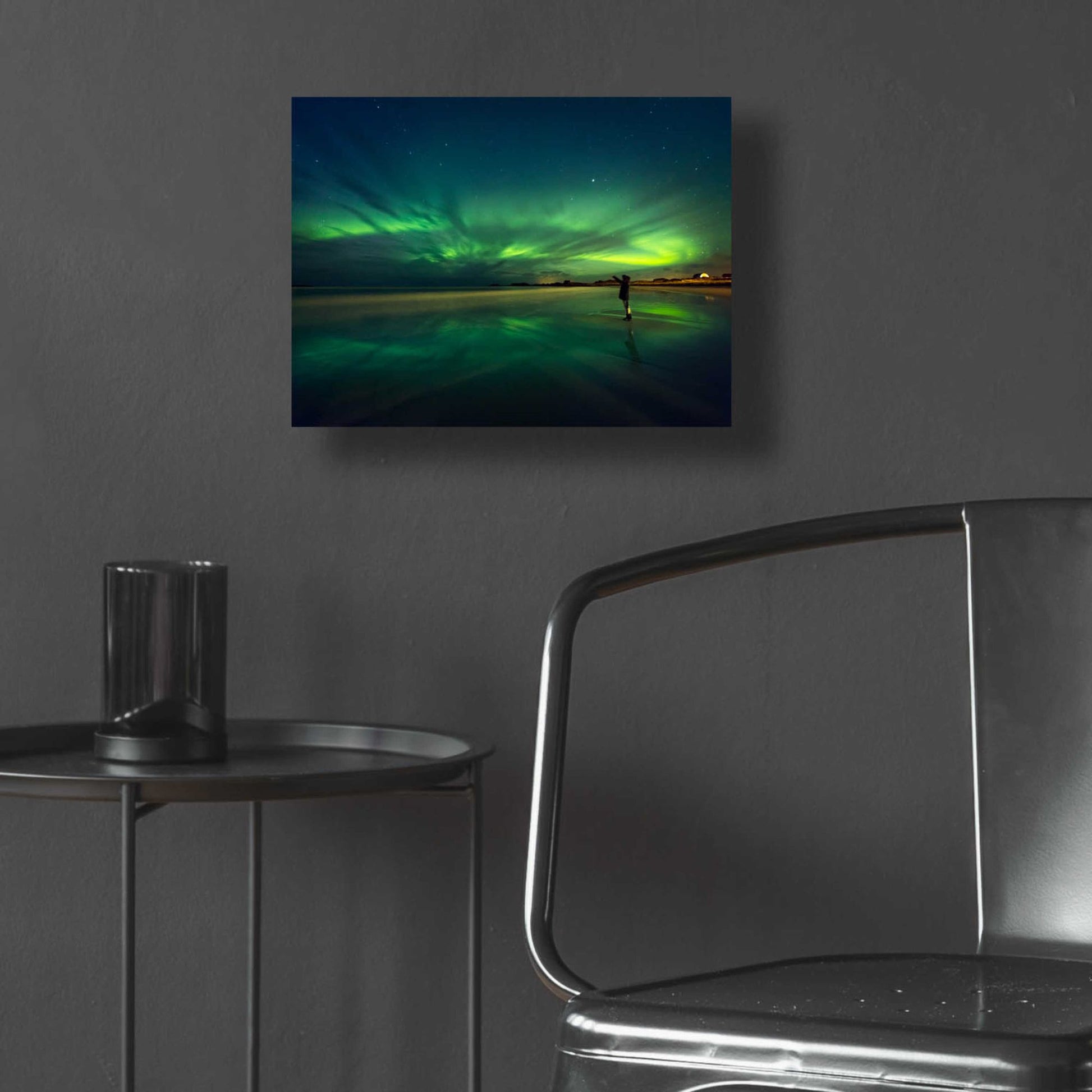 Epic Art 'Amazing View On The Northern Lights' by Epic Portfolio, Acrylic Glass Wall Art,16x12