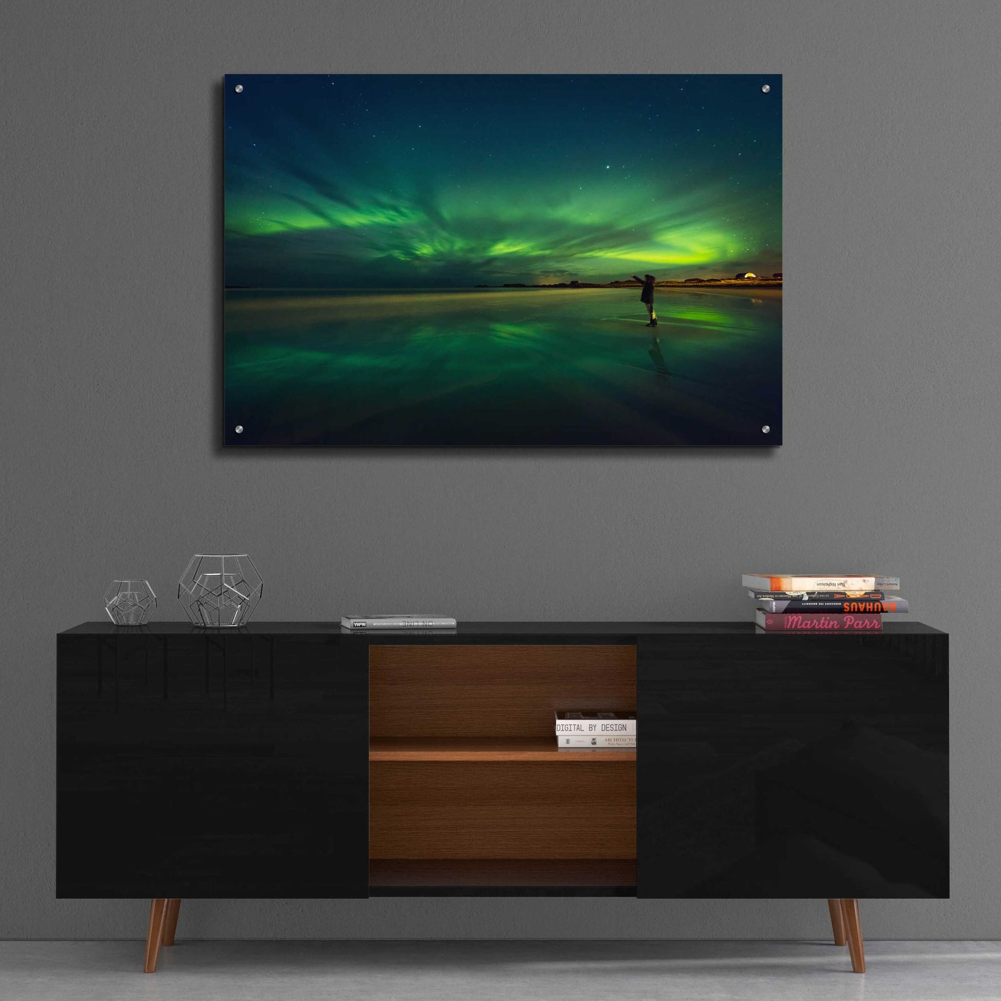 Epic Art 'Amazing View On The Northern Lights' by Epic Portfolio, Acrylic Glass Wall Art,36x24