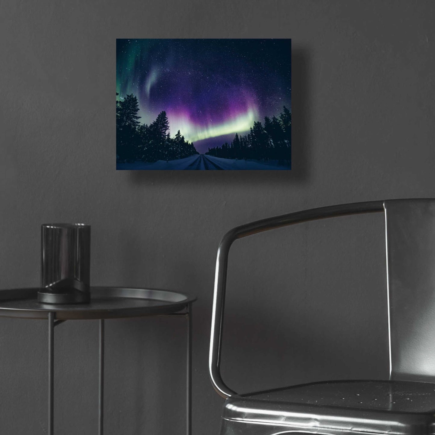 Epic Art 'Colorful Polar Arctic Northern Lights' by Epic Portfolio, Acrylic Glass Wall Art,16x12