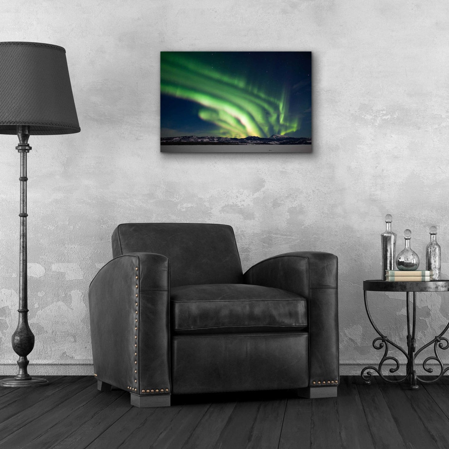 Epic Art 'Dancing Northern Lights' by Epic Portfolio, Acrylic Glass Wall Art,24x16