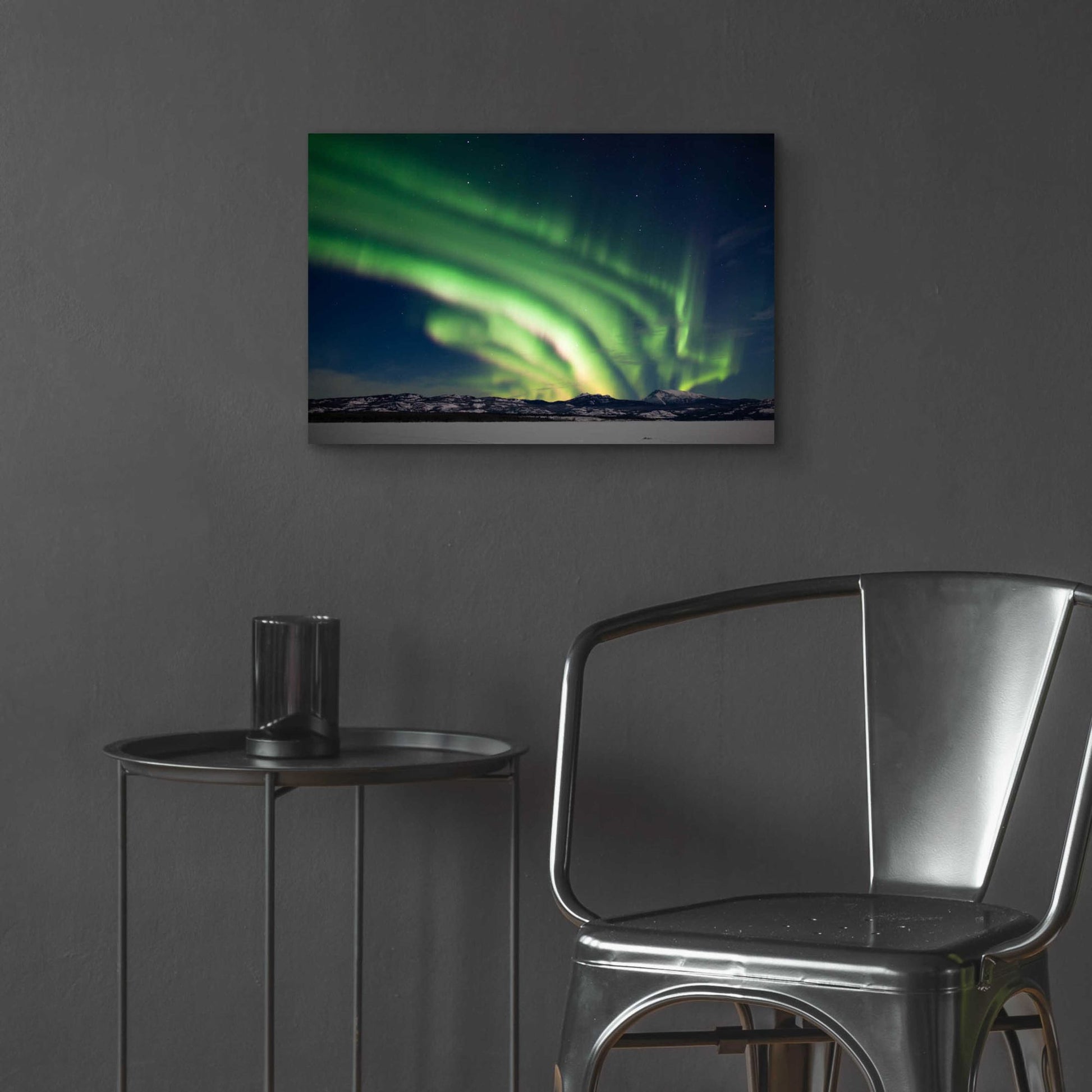 Epic Art 'Dancing Northern Lights' by Epic Portfolio, Acrylic Glass Wall Art,24x16