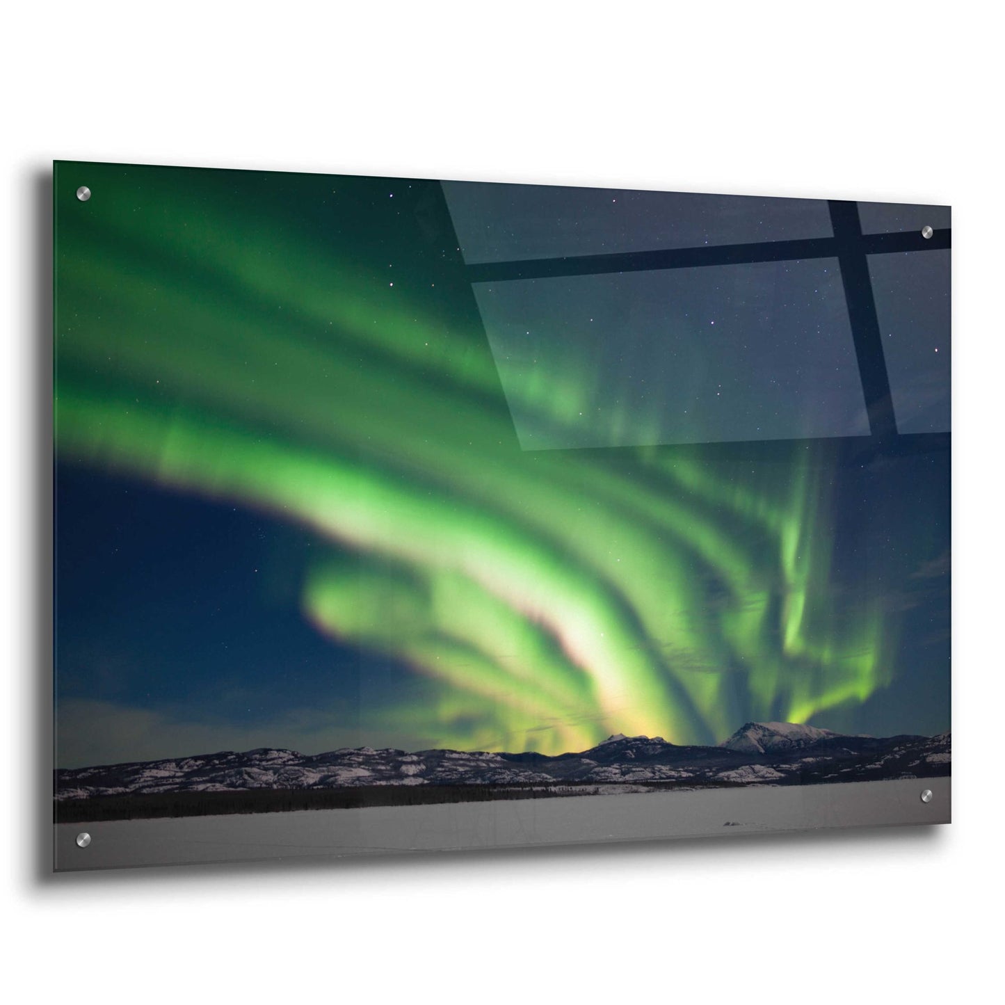 Epic Art 'Dancing Northern Lights' by Epic Portfolio, Acrylic Glass Wall Art,36x24