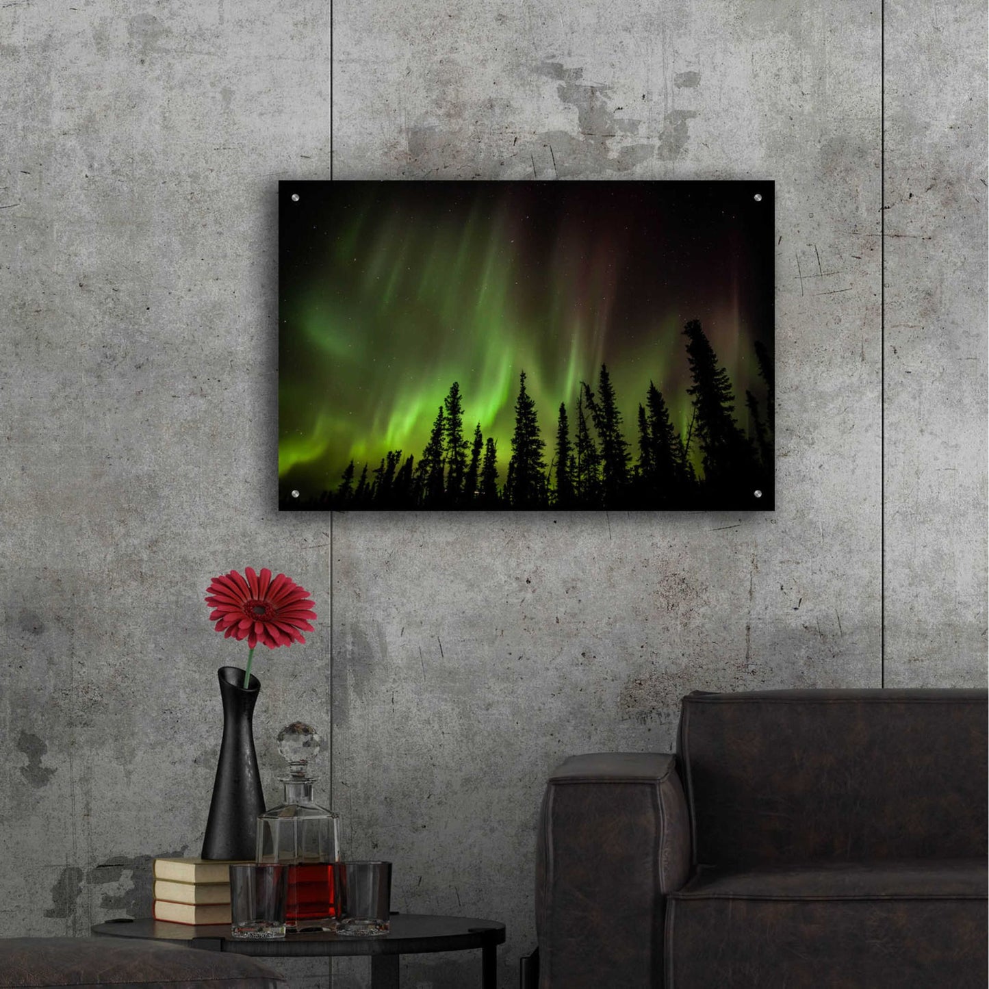 Epic Art 'Northern Lights 2' by Epic Portfolio, Acrylic Glass Wall Art,36x24