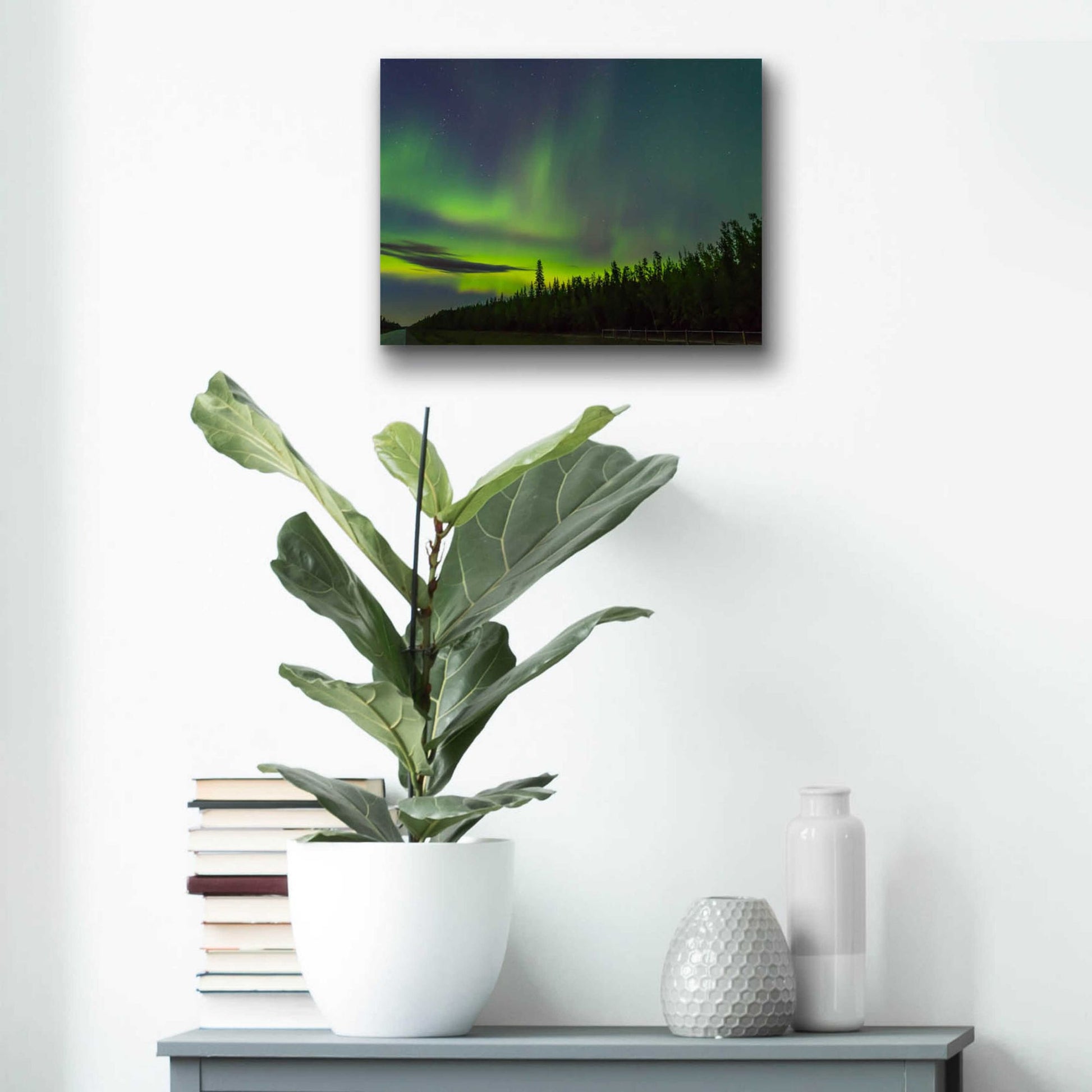 Epic Art 'Northern Lights 3' by Epic Portfolio, Acrylic Glass Wall Art,16x12