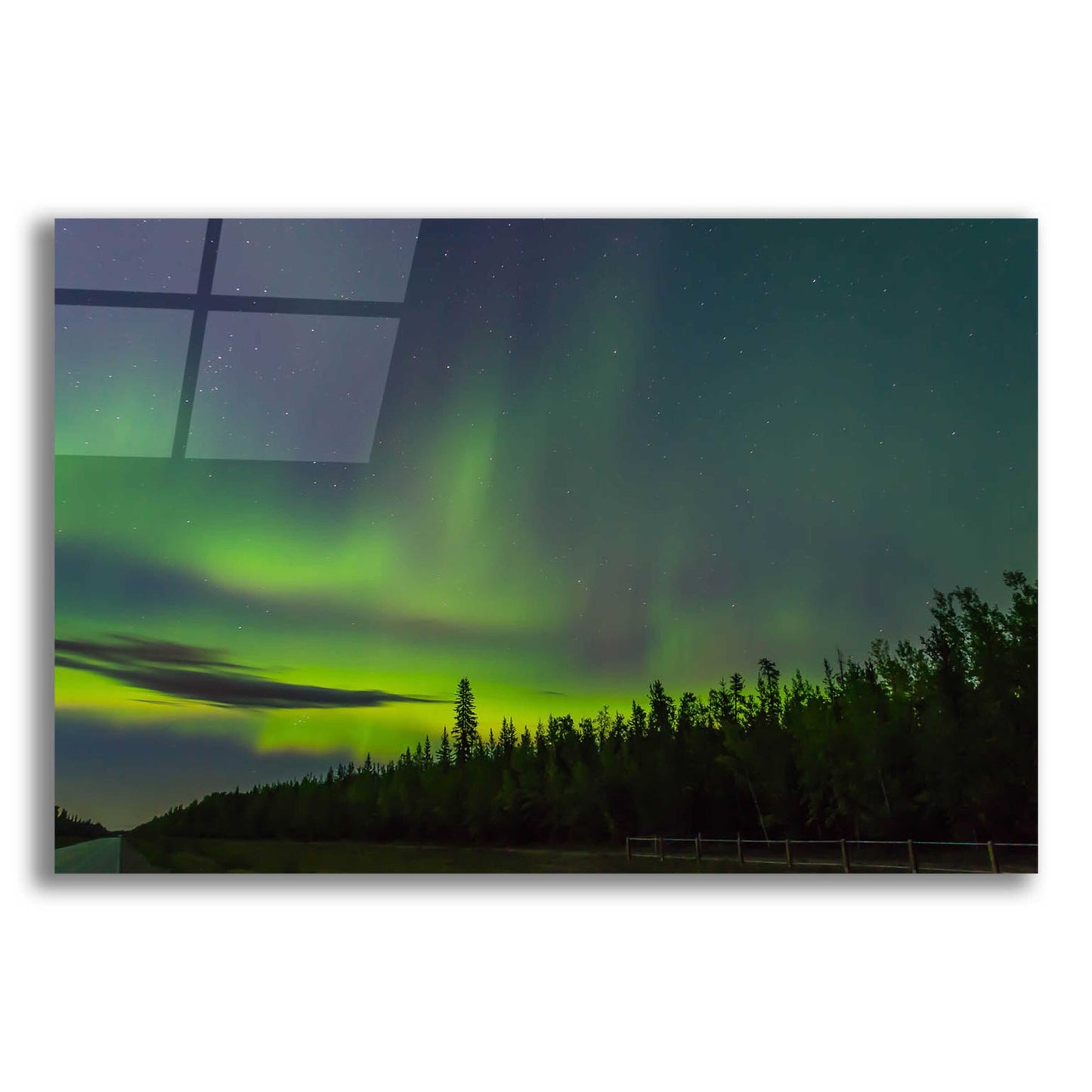 Epic Art 'Northern Lights 3' by Epic Portfolio, Acrylic Glass Wall Art,16x12