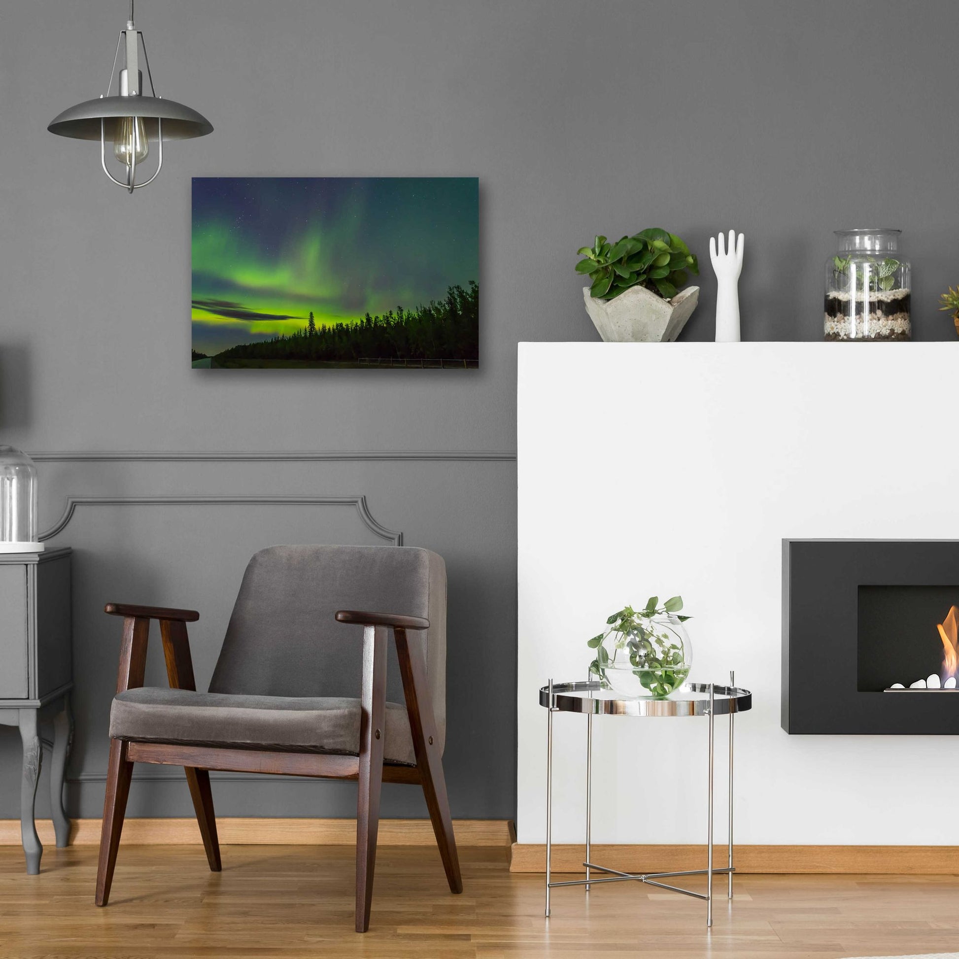 Epic Art 'Northern Lights 3' by Epic Portfolio, Acrylic Glass Wall Art,24x16