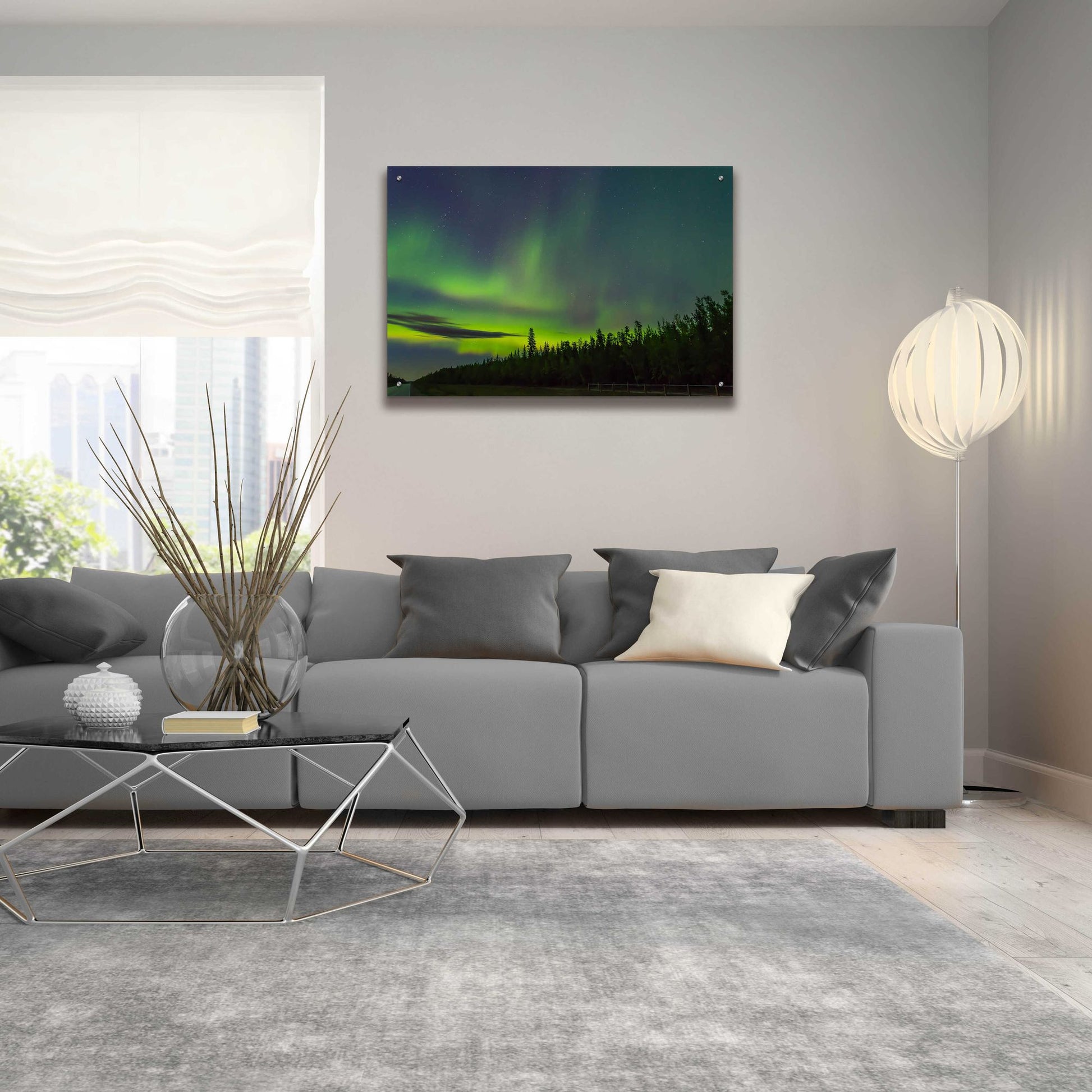 Epic Art 'Northern Lights 3' by Epic Portfolio, Acrylic Glass Wall Art,36x24