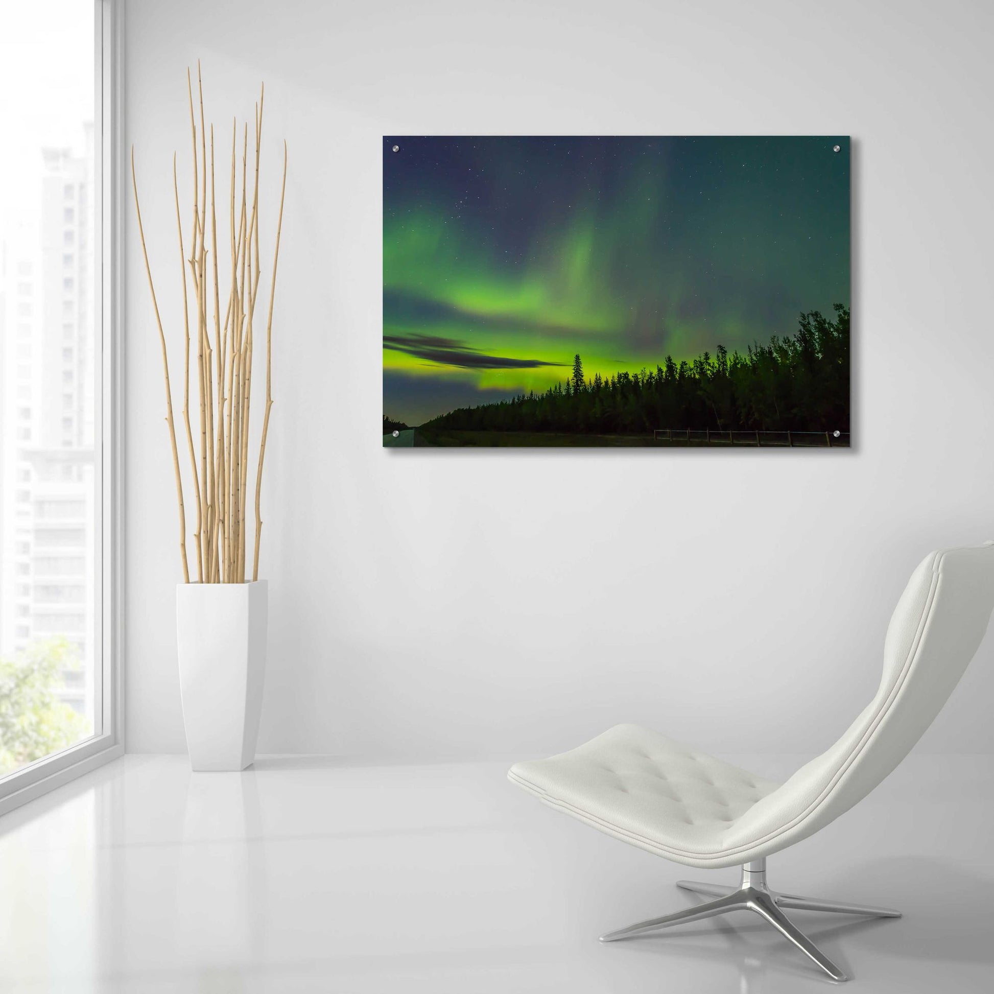 Epic Art 'Northern Lights 3' by Epic Portfolio, Acrylic Glass Wall Art,36x24