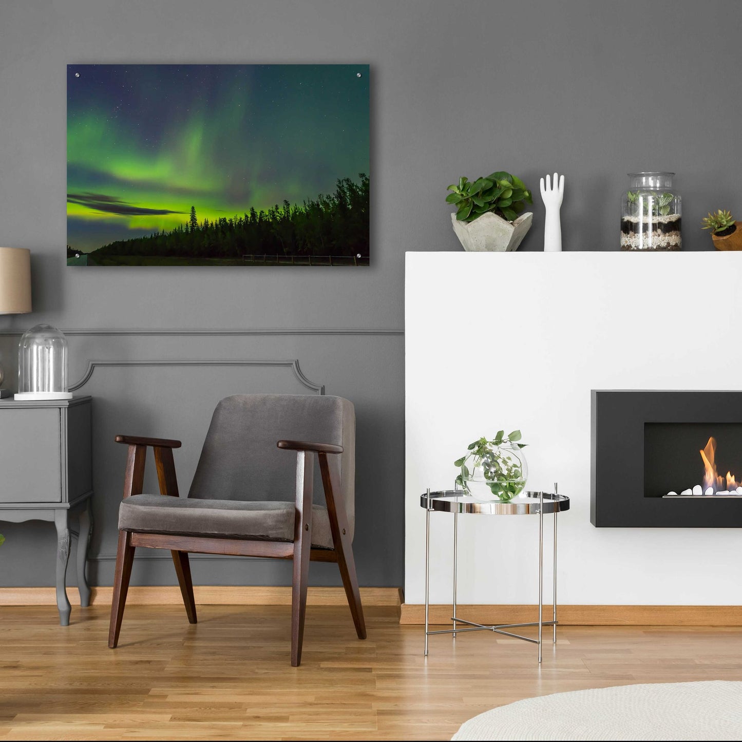 Epic Art 'Northern Lights 3' by Epic Portfolio, Acrylic Glass Wall Art,36x24