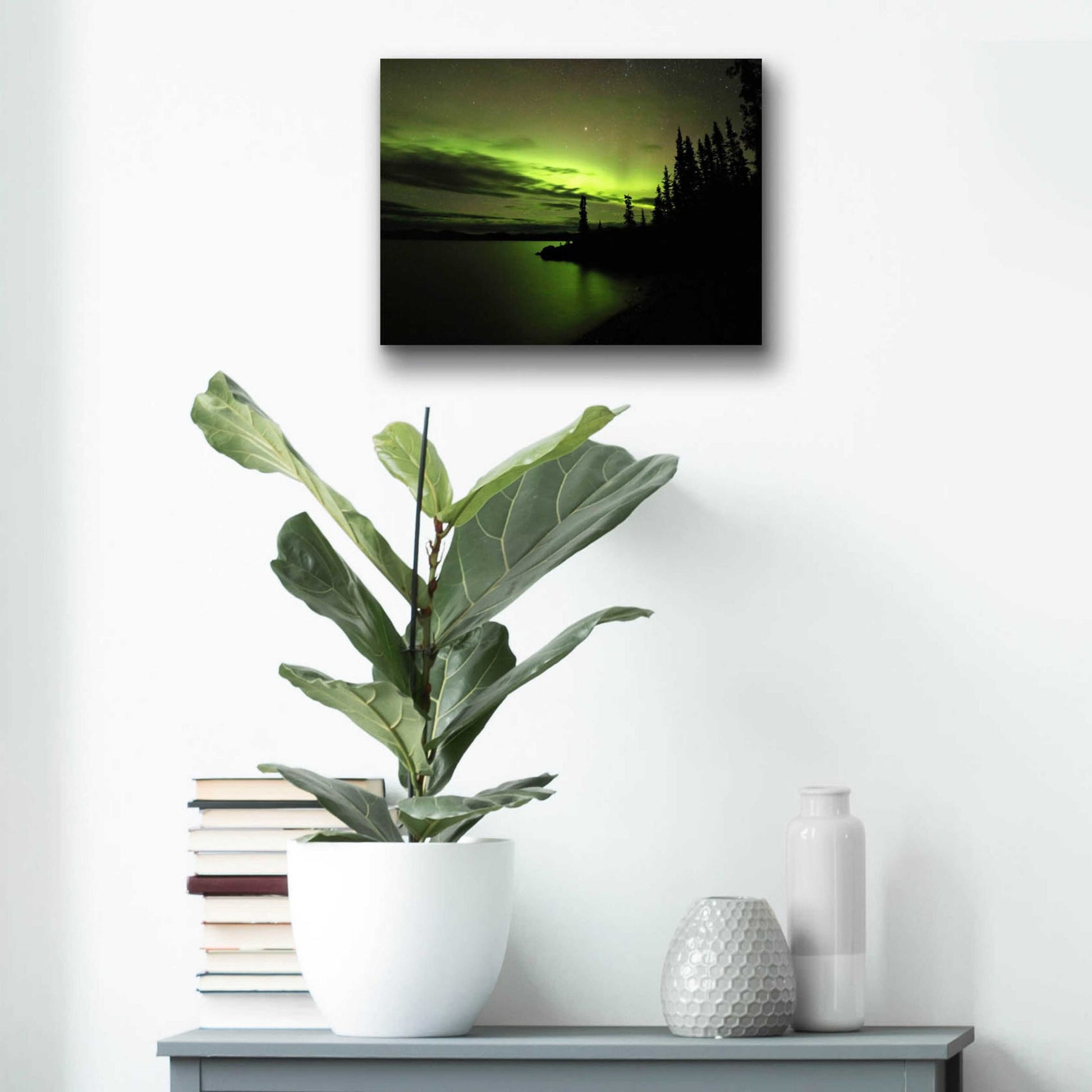 Epic Art 'Northern Lights 4' by Epic Portfolio, Acrylic Glass Wall Art,16x12