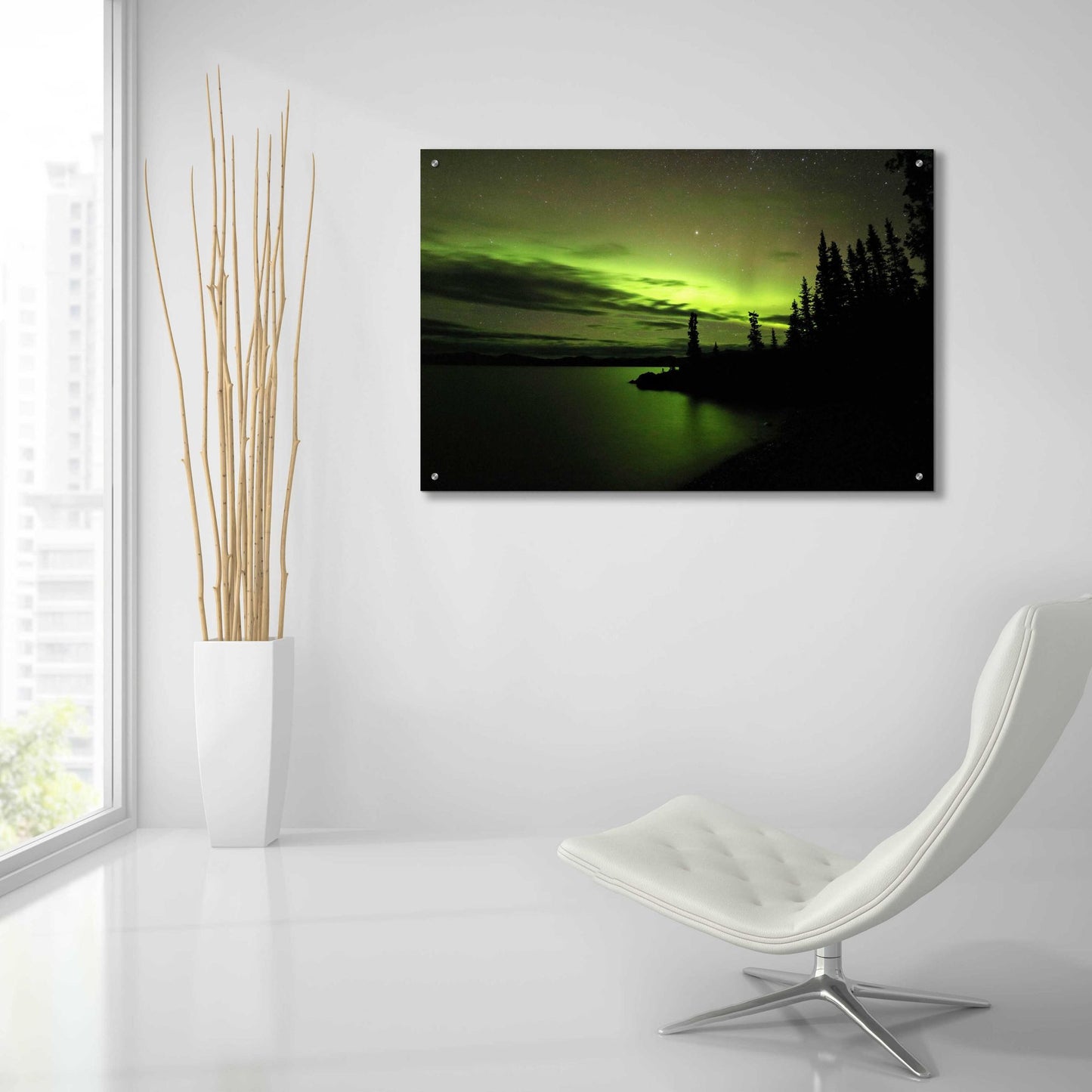 Epic Art 'Northern Lights 4' by Epic Portfolio, Acrylic Glass Wall Art,36x24