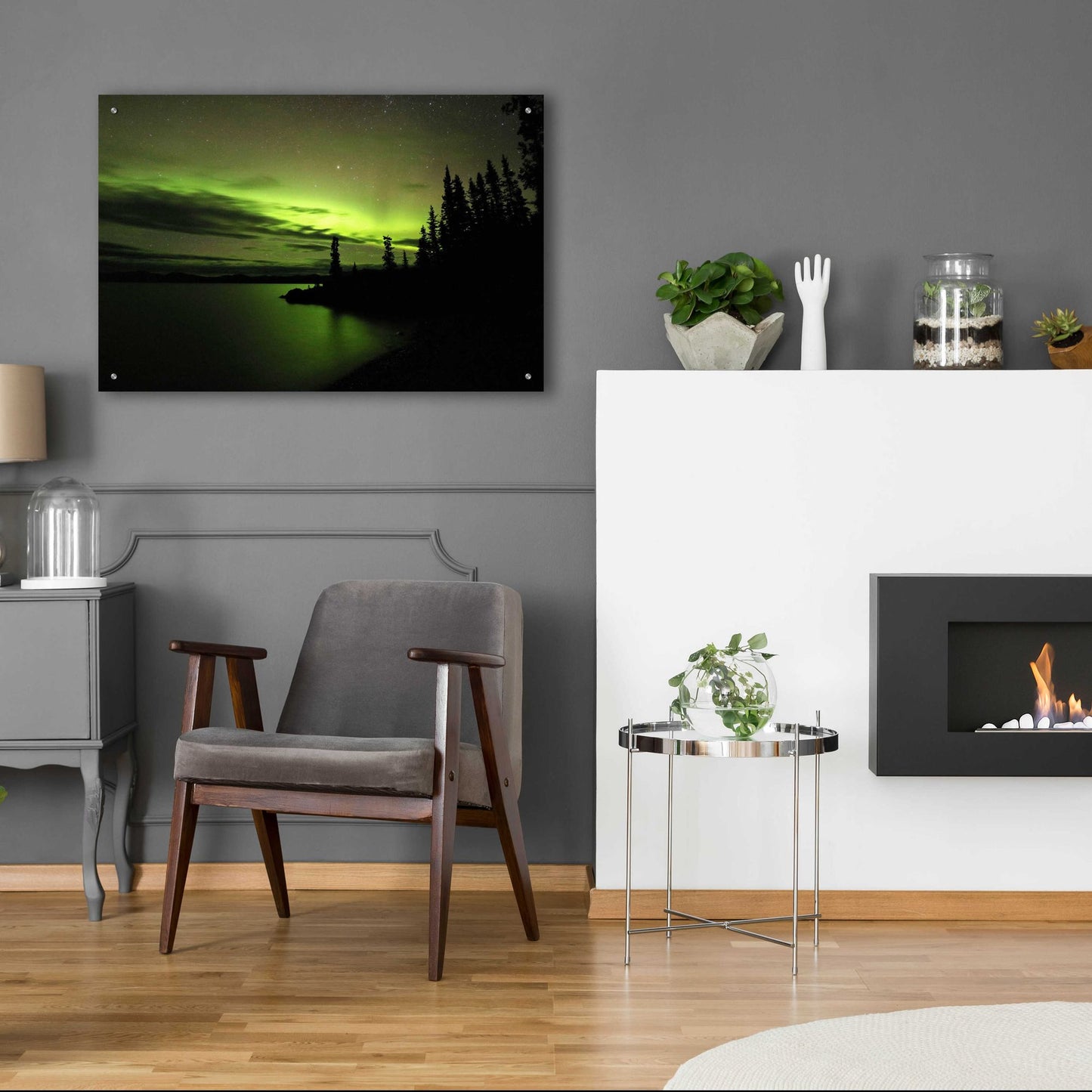 Epic Art 'Northern Lights 4' by Epic Portfolio, Acrylic Glass Wall Art,36x24