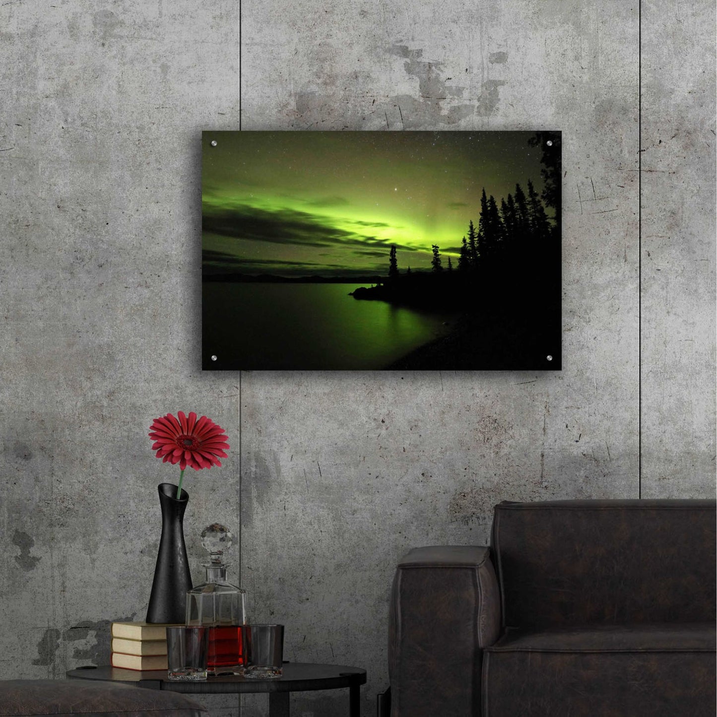 Epic Art 'Northern Lights 4' by Epic Portfolio, Acrylic Glass Wall Art,36x24