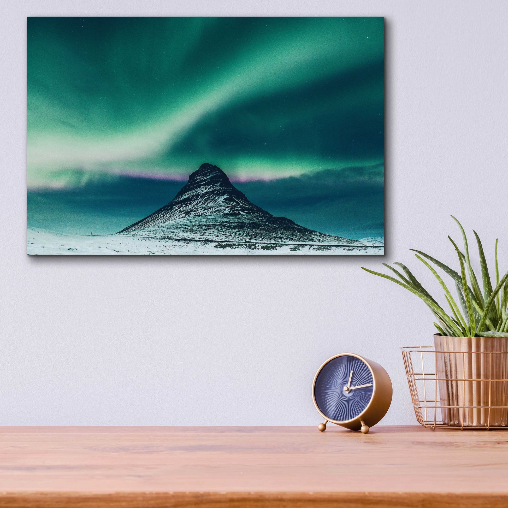 Epic Art 'Northern Lights 5' by Epic Portfolio, Acrylic Glass Wall Art,16x12