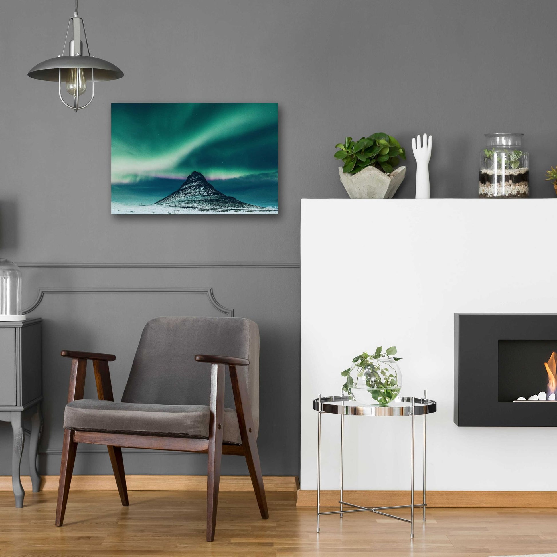 Epic Art 'Northern Lights 5' by Epic Portfolio, Acrylic Glass Wall Art,24x16