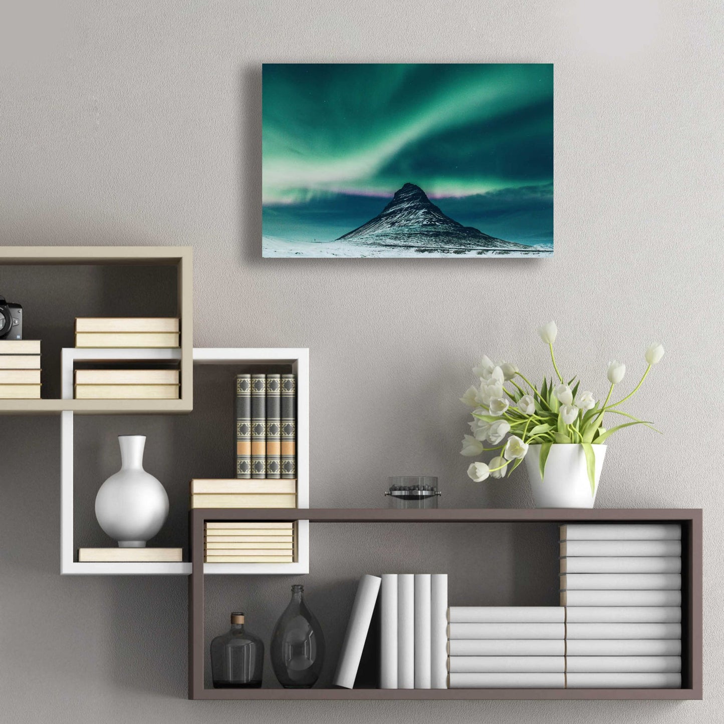 Epic Art 'Northern Lights 5' by Epic Portfolio, Acrylic Glass Wall Art,24x16