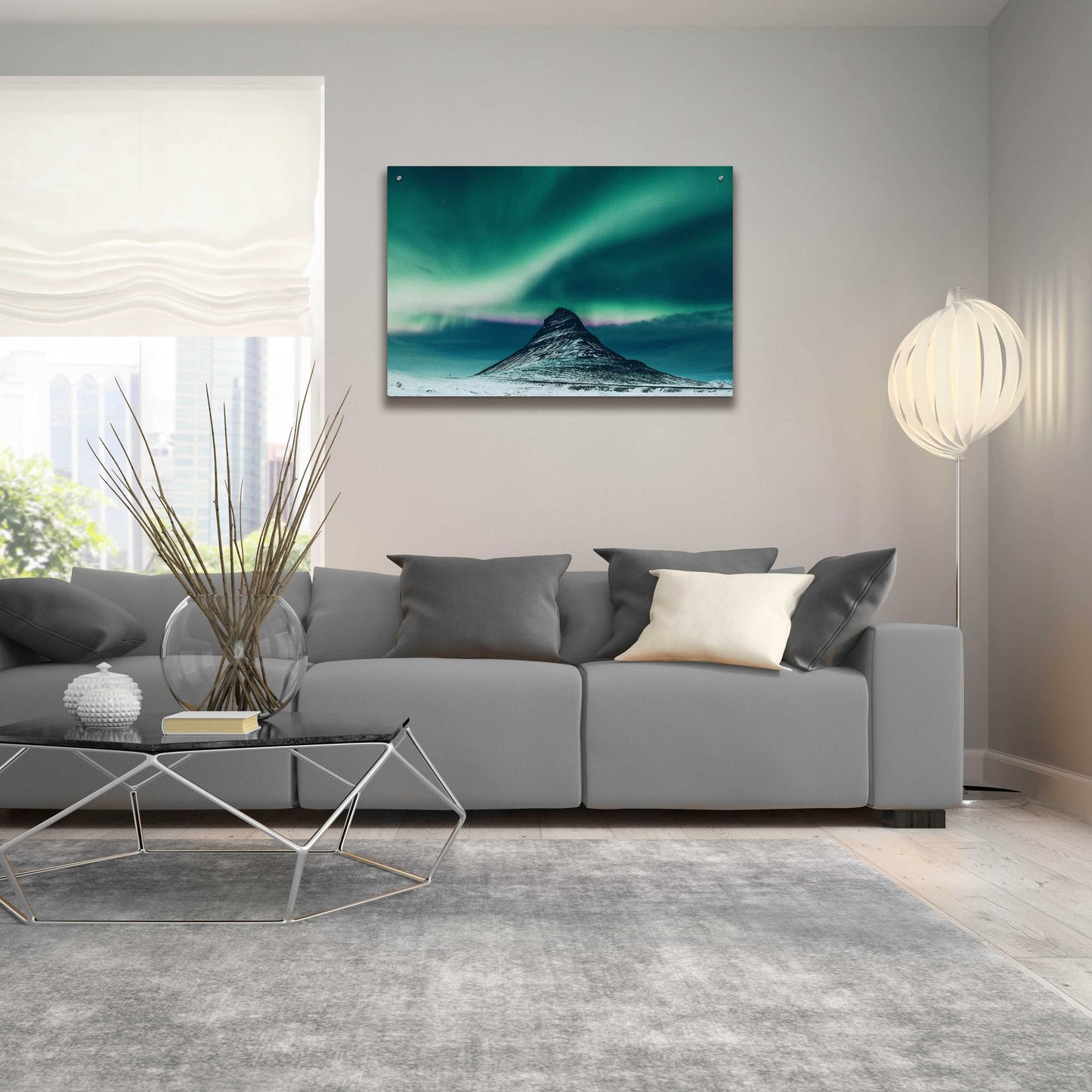 Epic Art 'Northern Lights 5' by Epic Portfolio, Acrylic Glass Wall Art,36x24