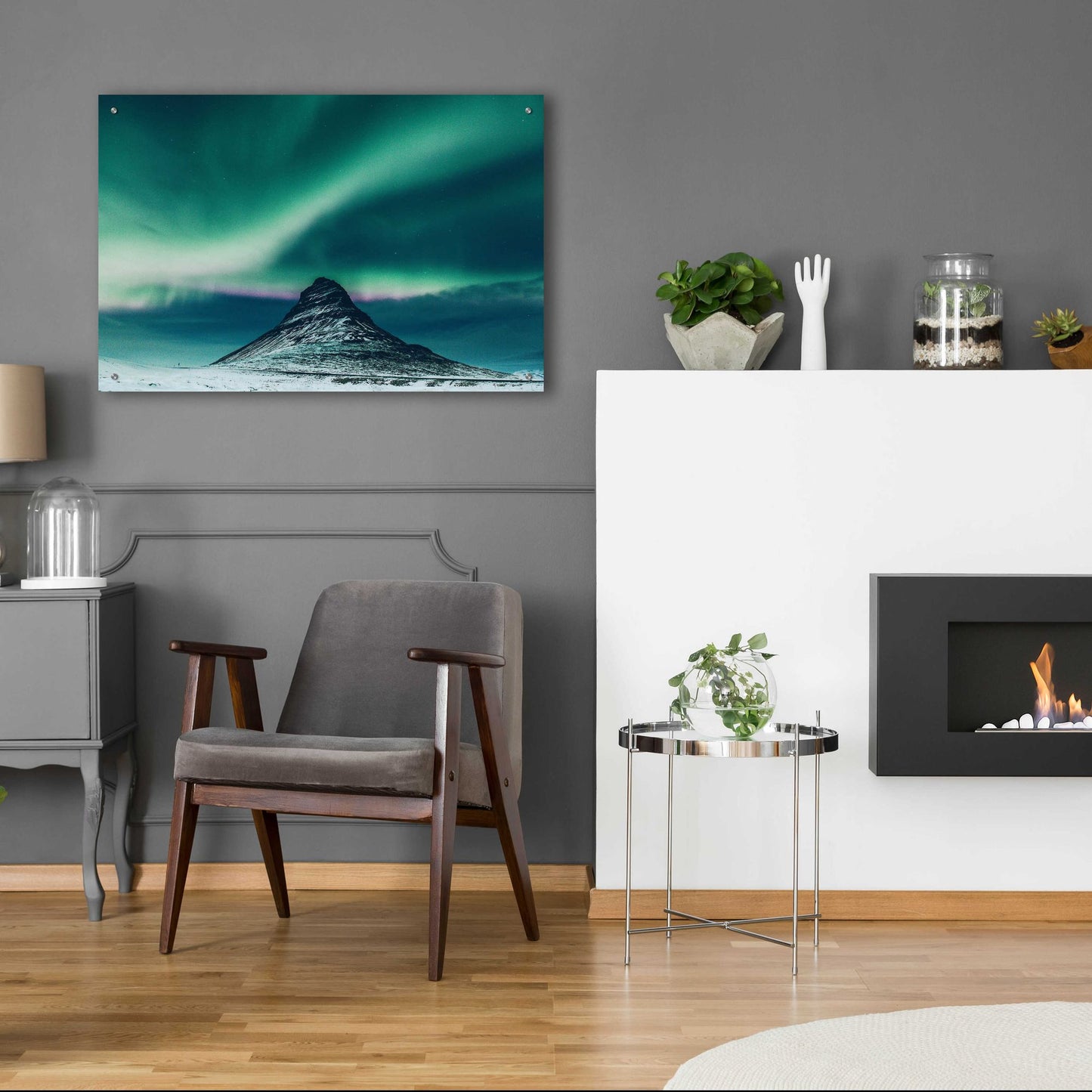 Epic Art 'Northern Lights 5' by Epic Portfolio, Acrylic Glass Wall Art,36x24